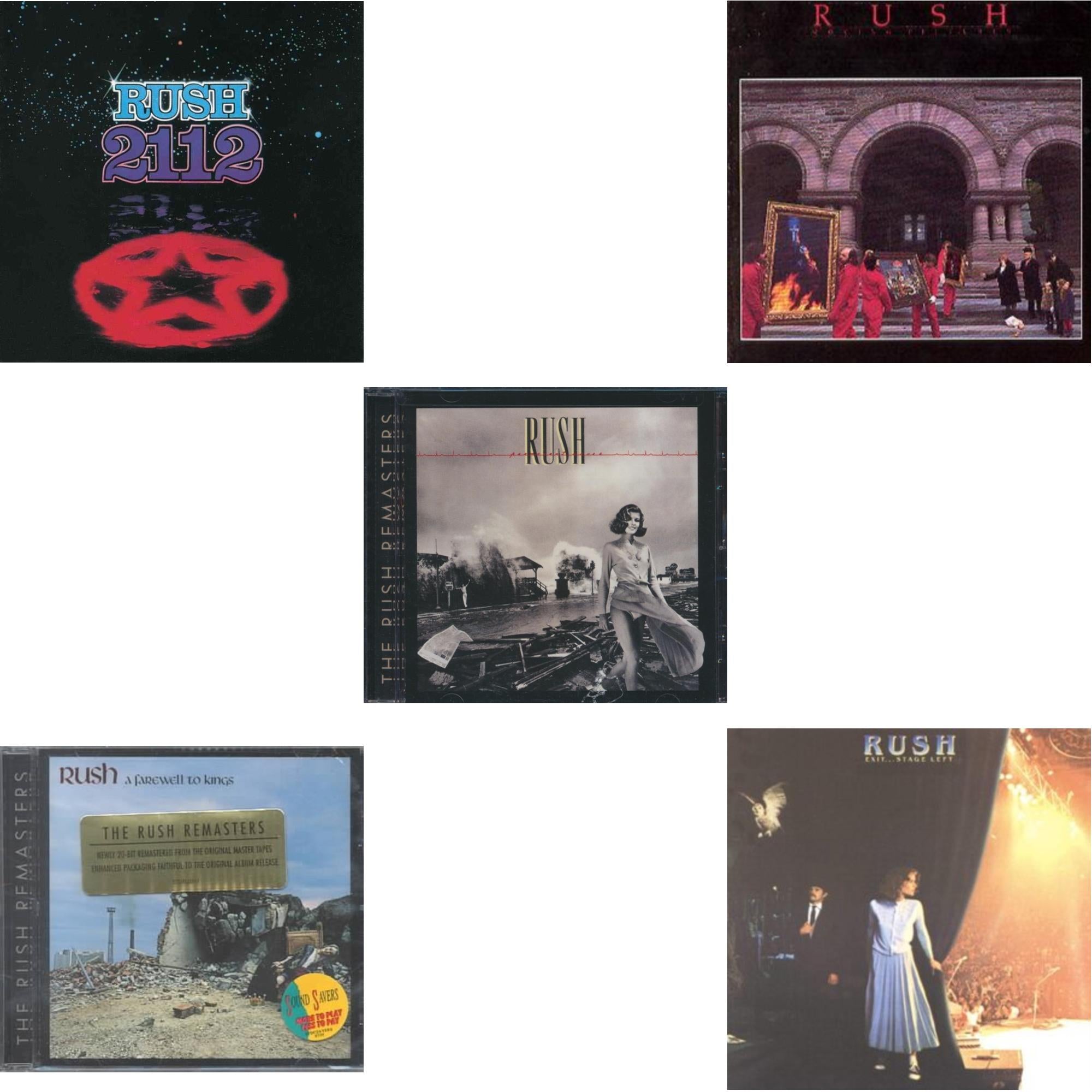2112 & Farewell To Kings & Permanent Waves & Moving Pictures (Remastered) & Exit Stage Left
