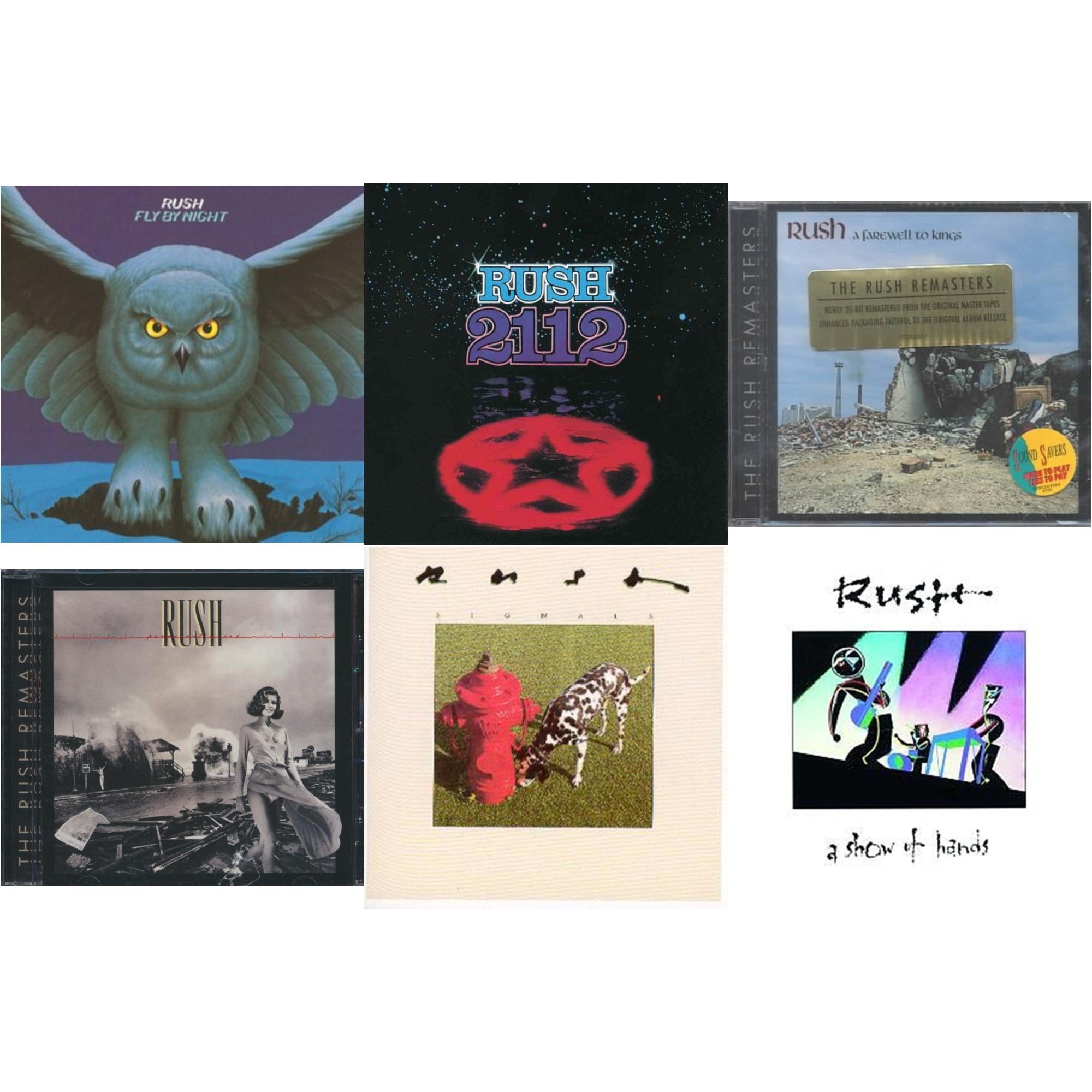 Fly By Night & 2112 & Farewell To Kings & Permanent Waves & Signals & Show Of Hands