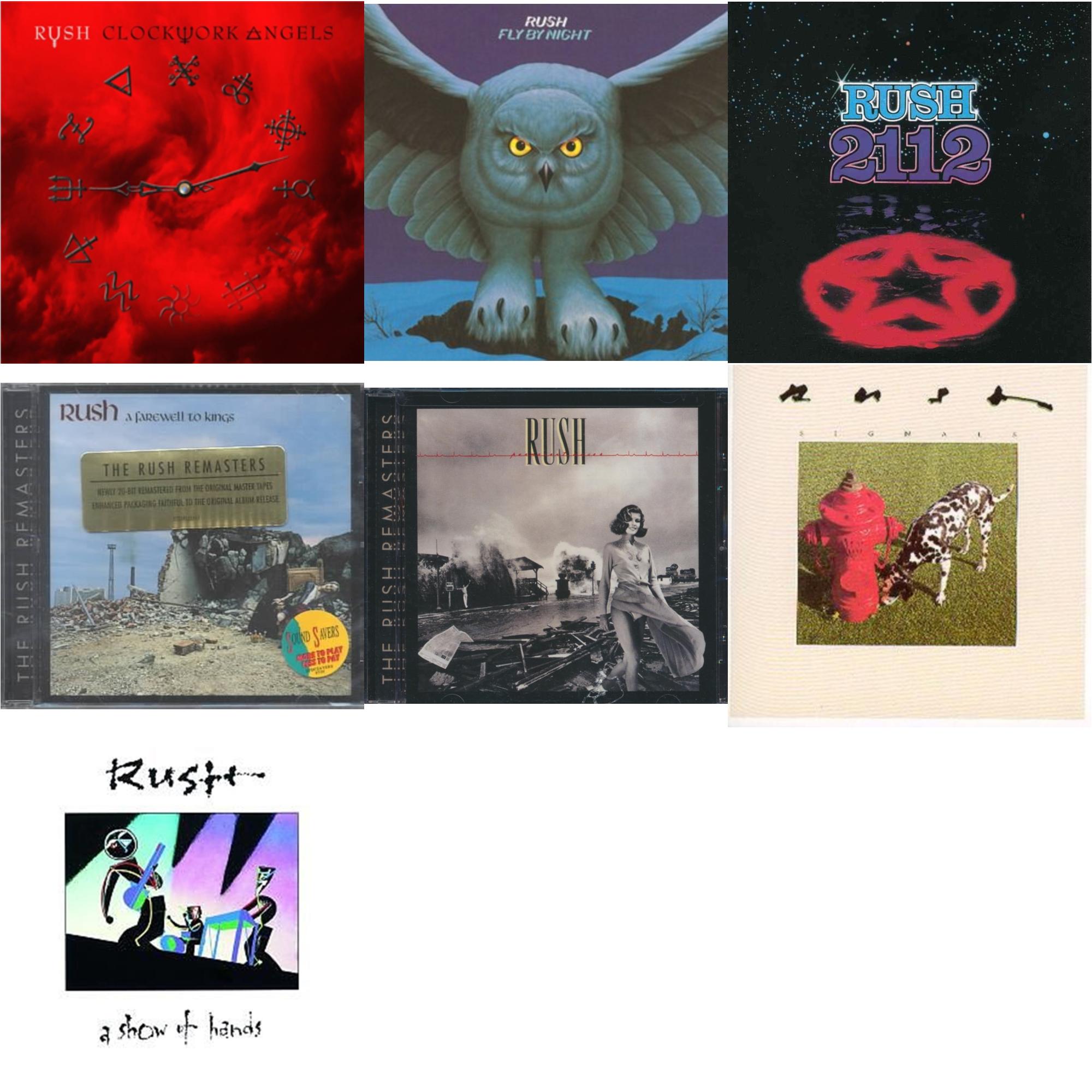 Clockwork Angels & Fly By Night & 2112 & Farewell To Kings & Permanent Waves & Signals & Show Of Hands