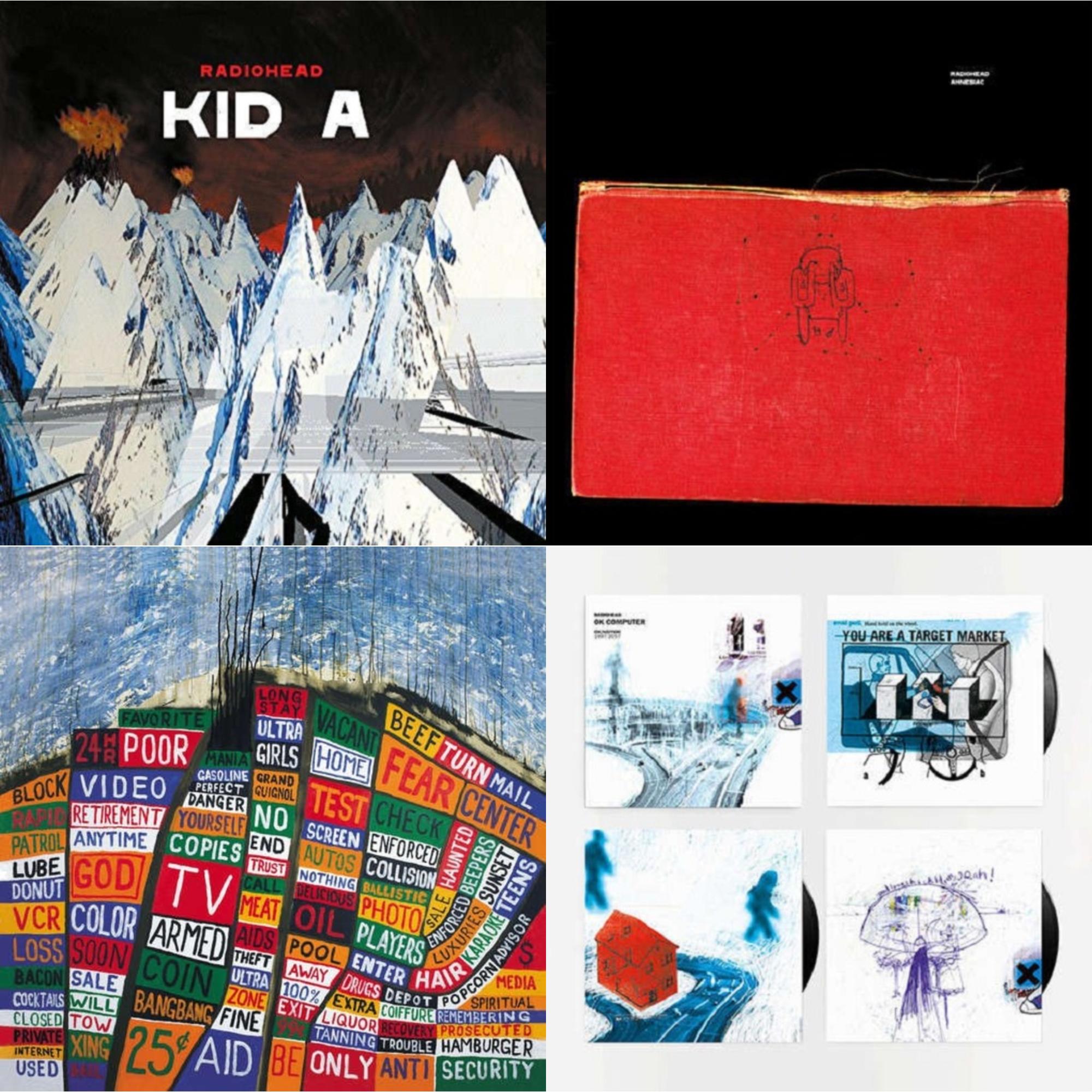 Kid A (2LP/180G) & Amnesiac (2LP/180G) & Hail To The Thief (2LP/45 RPM/180G) & Ok Computer Oknotok (3LP/180G)