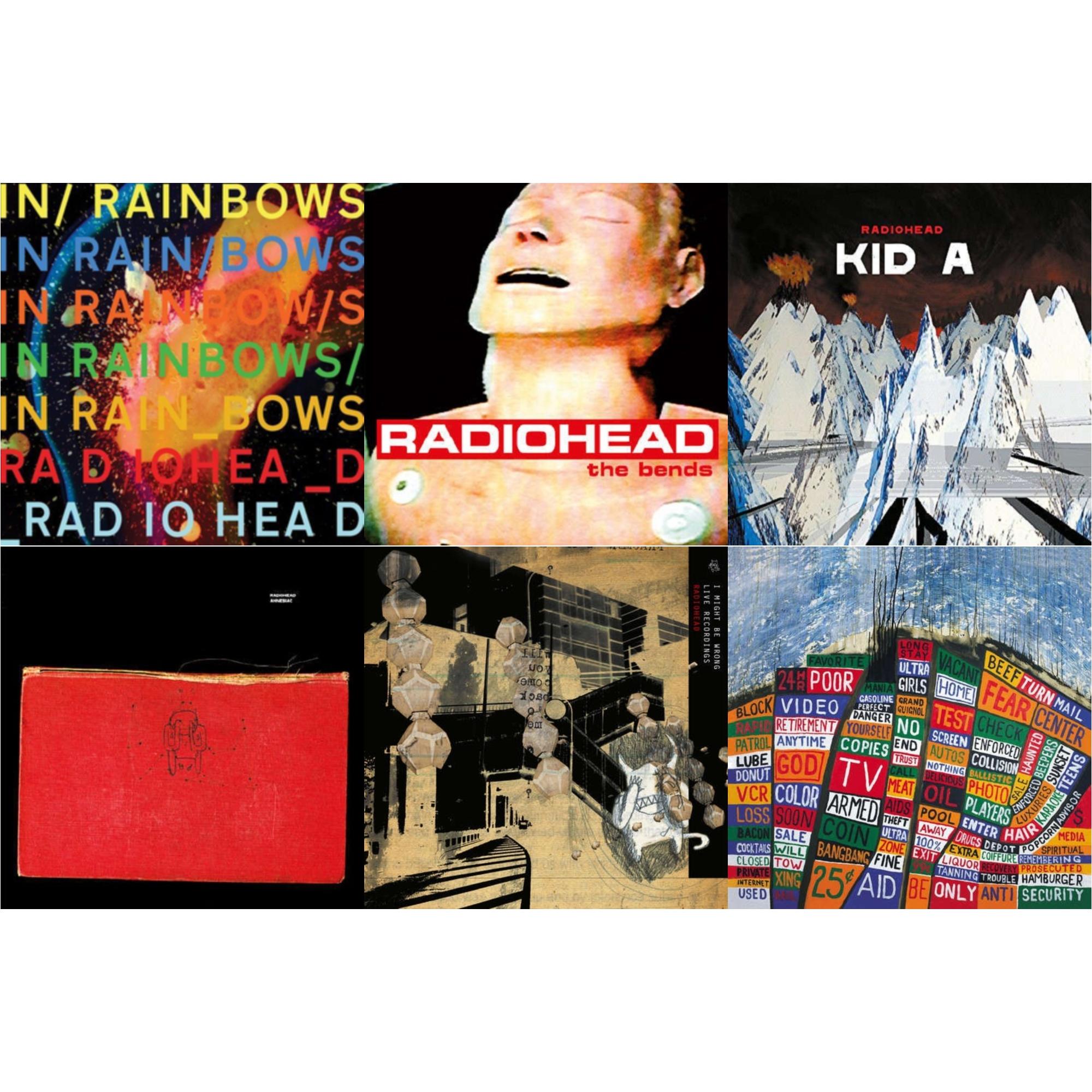 In Rainbows (180G) & Bends (180G) & Kid A (2LP/180G) & Amnesiac (2LP/180G) & I Might Be Wrong & Hail To The Thief (2LP/45 RPM/180G)