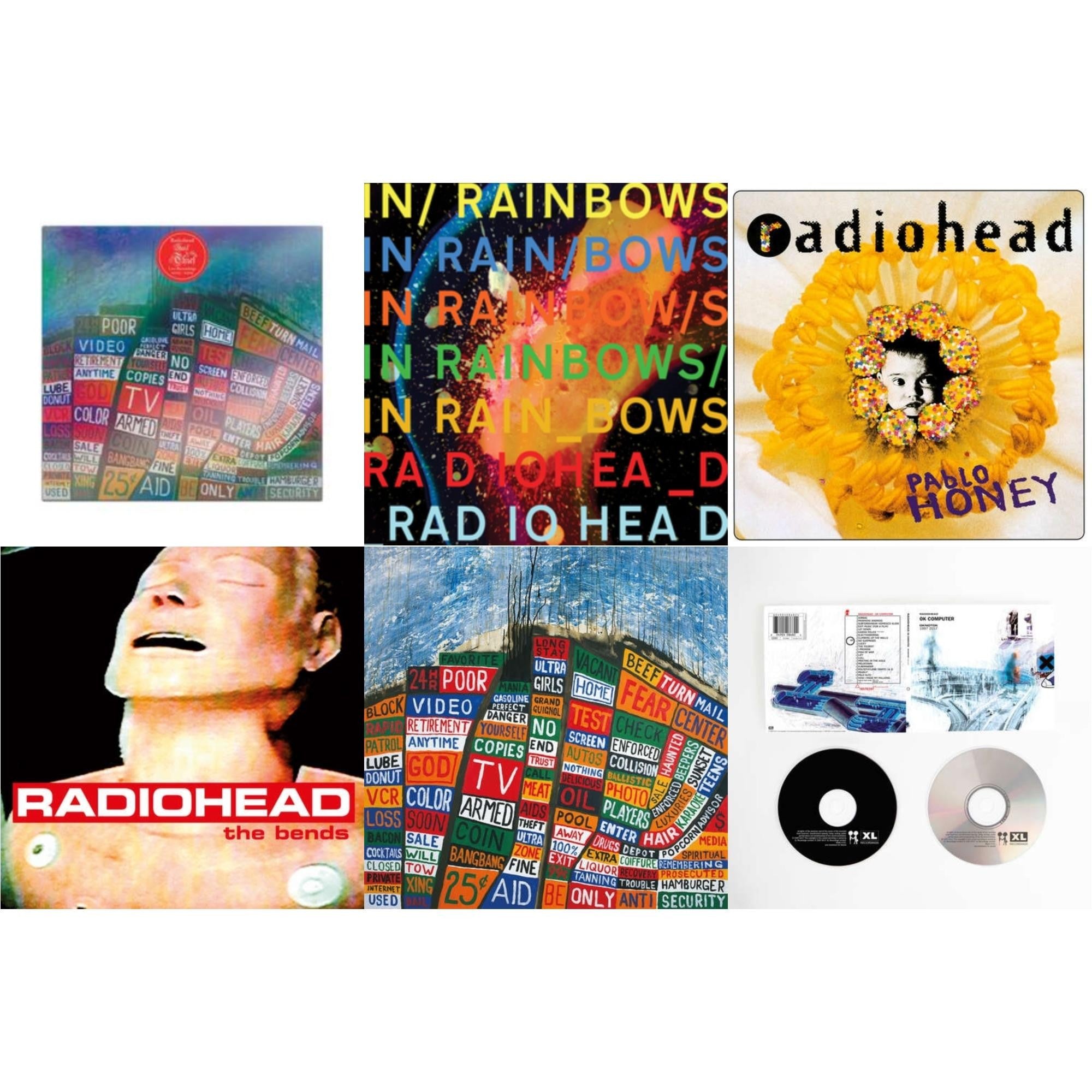 Hail To The Thief (Live Recordings 2003-2009) & In Rainbows & Pablo Honey & Bends & Hail To The Thief & Ok Computer Oknotok