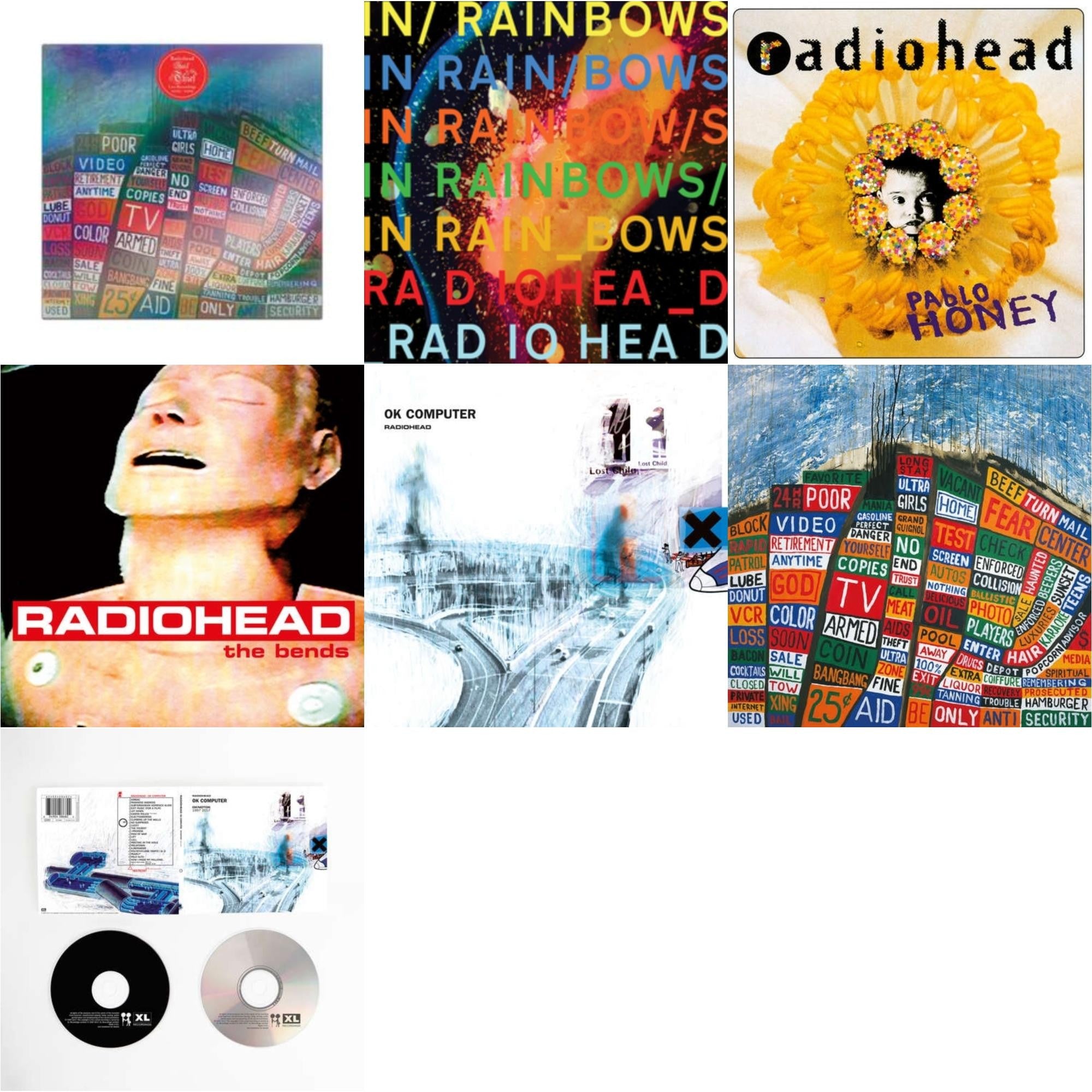 Hail To The Thief (Live Recordings 2003-2009) & In Rainbows & Pablo Honey & Bends & Ok Computer & Hail To The Thief & Ok Computer Oknotok