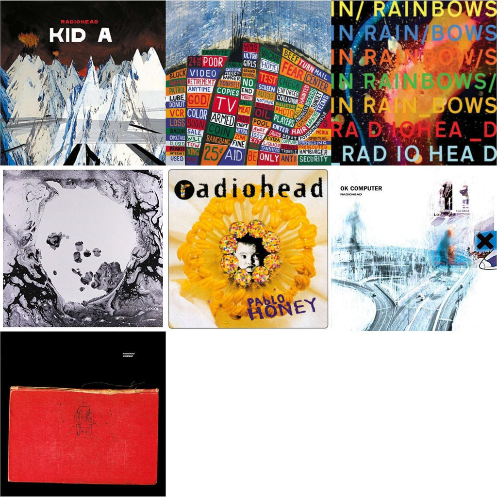 In Rainbows (180G) & Pablo Honey (180G) & Ok Computer (2LP/180G) & Kid A (2LP/180G) & Amnesiac (2LP/180G) & Hail To The Thief (2LP/45 RPM/180G) & Moon Shaped Pool (Foil Gatefold Cover)