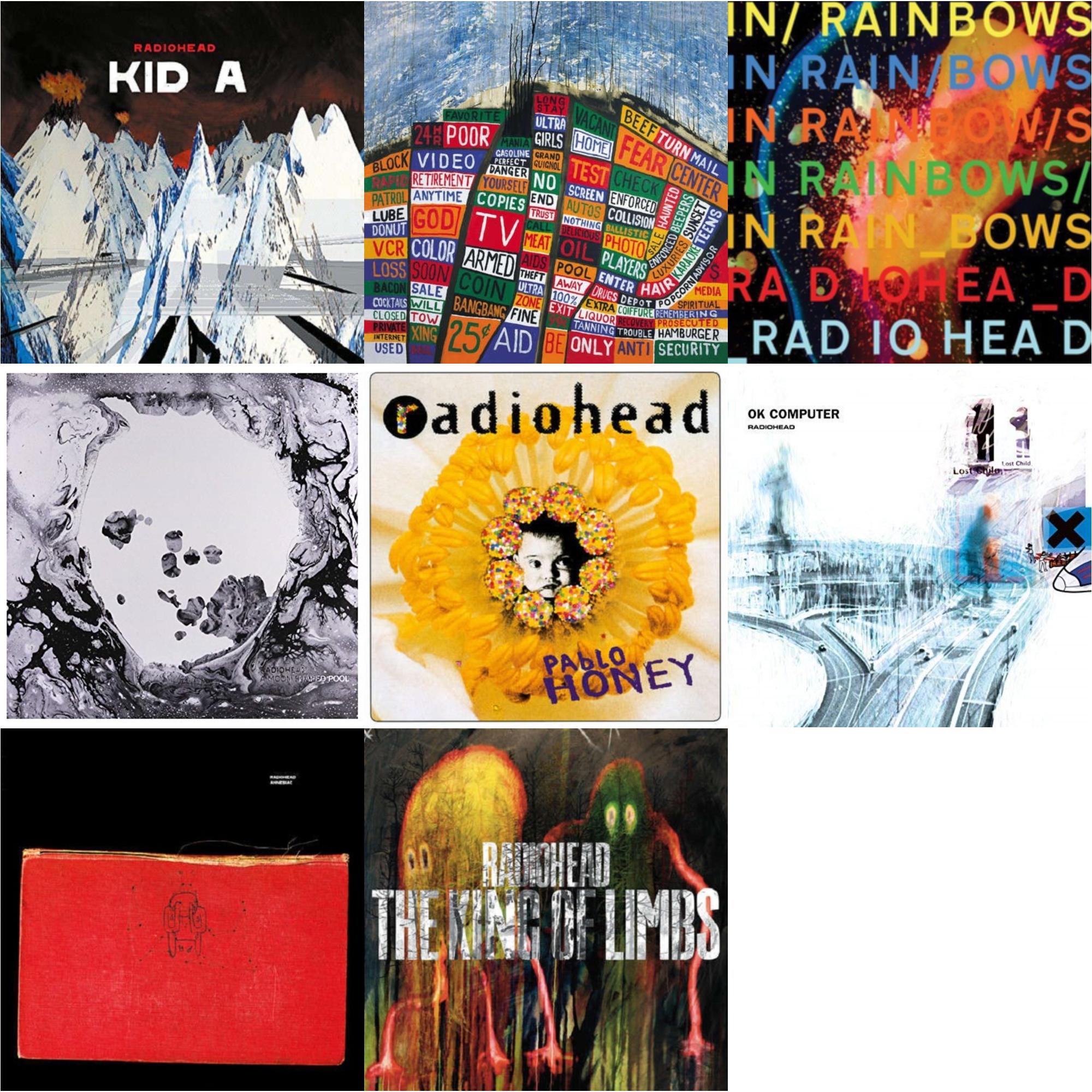 This is a 8 LP Vinyl SKU bundle.
1.This LP Vinyl is brand new.Format: LP VinylMusic Style: BreakbeatThis item's title is: In Rainbows (180G)Artist: RadioheadLabel: XL RECORDINGSBarcode: 634904032418Release Date: 6/17/2016
2.This LP Vinyl is brand new.