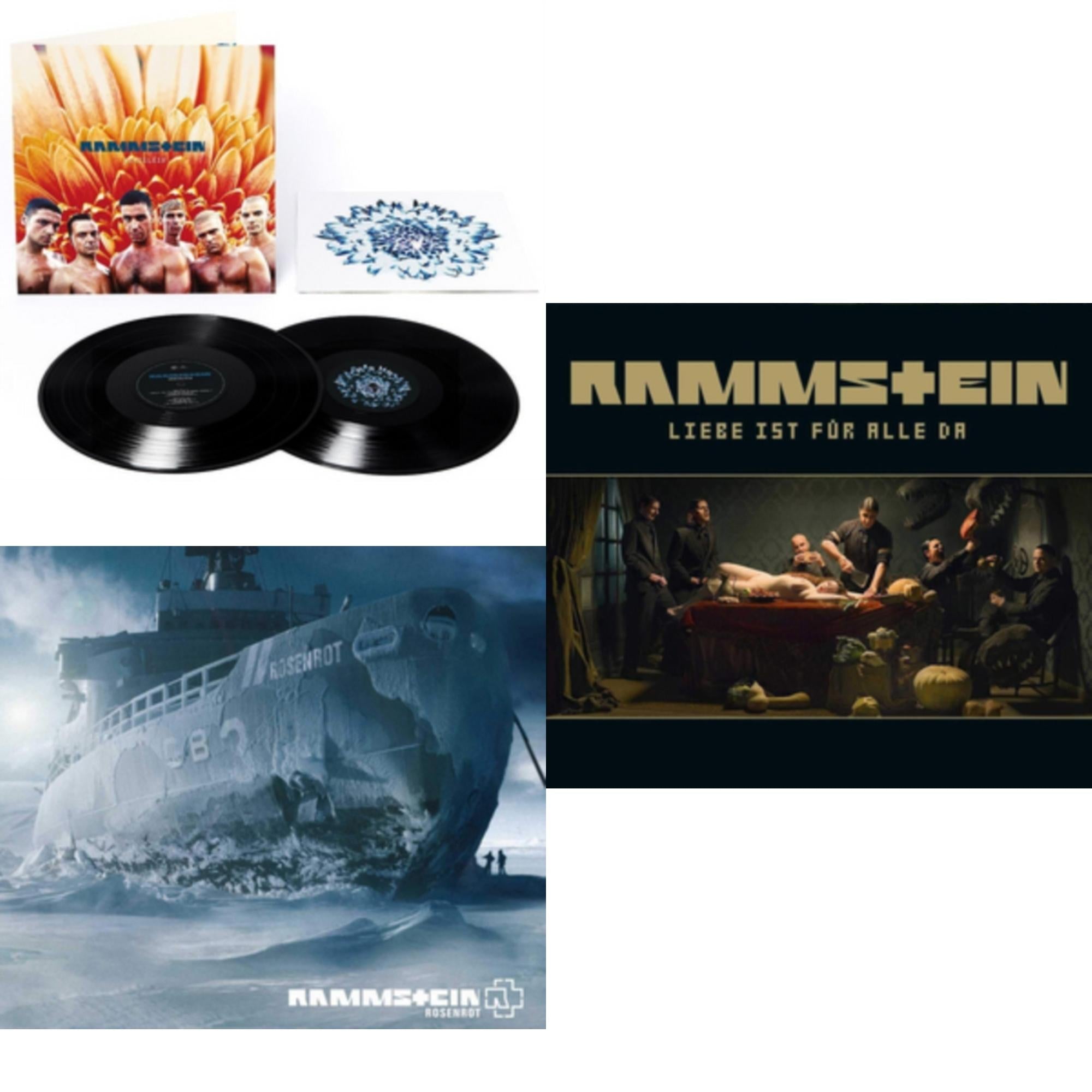 Herzeleid (Limited 2LP) & Rosenrot (Limited 2LP) & Liebe Ist Für Alle Da (Limited 2LP)