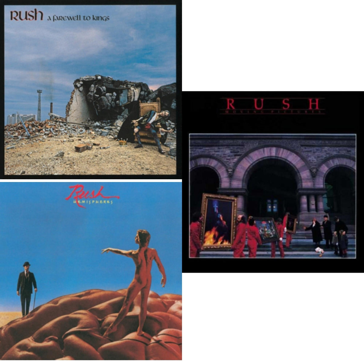 Farewell To Kings (180G) & Hemispheres (180G) & Moving Pictures (180G LP Vinyl/Dl Card)