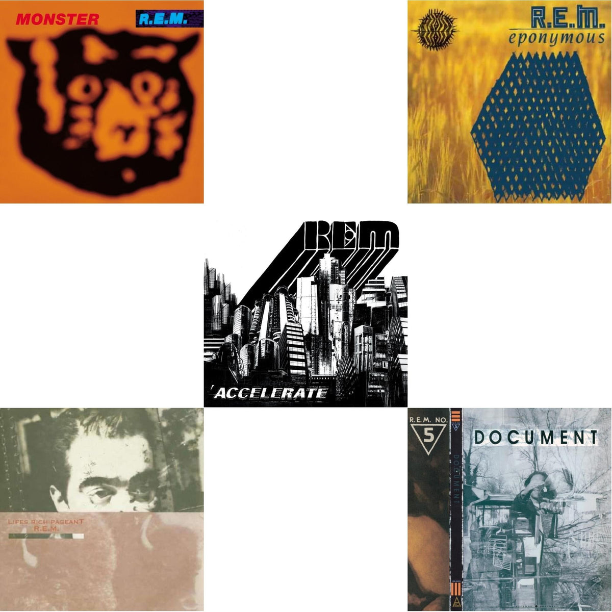 Document & Lifes Rich Pageant & Eponymous & Monster & Accelerate