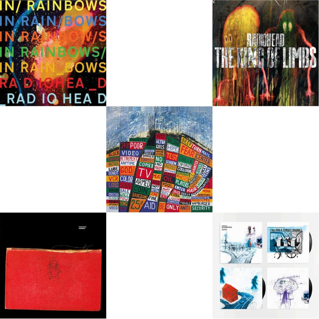 In Rainbows (180G) & Amnesiac (2LP/180G) & Hail To The Thief (2LP/45 RPM/180G) & King Of Limbs (180G) & Ok Computer Oknotok (3LP/180G)