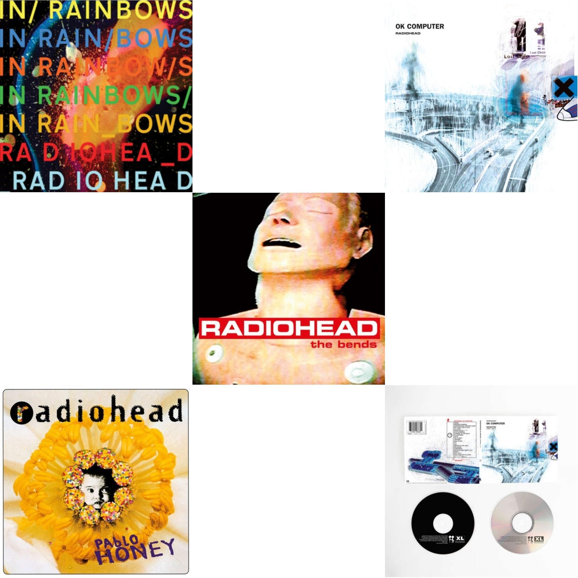 In Rainbows & Pablo Honey & Bends & Ok Computer & Ok Computer Oknotok
