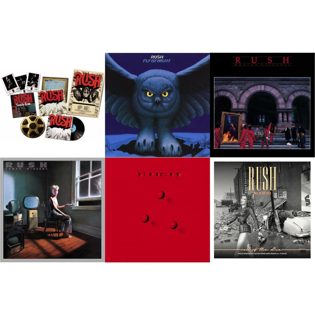 This is a 6 LP Vinyl SKU bundle.
1.This LP Vinyl is brand new.Format: LP VinylMusic Style: Hard RockThis item's title is: Rush (Rediscovered LP Box) (180G)Artist: RushLabel: UniversalBarcode: 602537727858Release Date: 4/29/2014
2.This LP Vinyl is brand new.