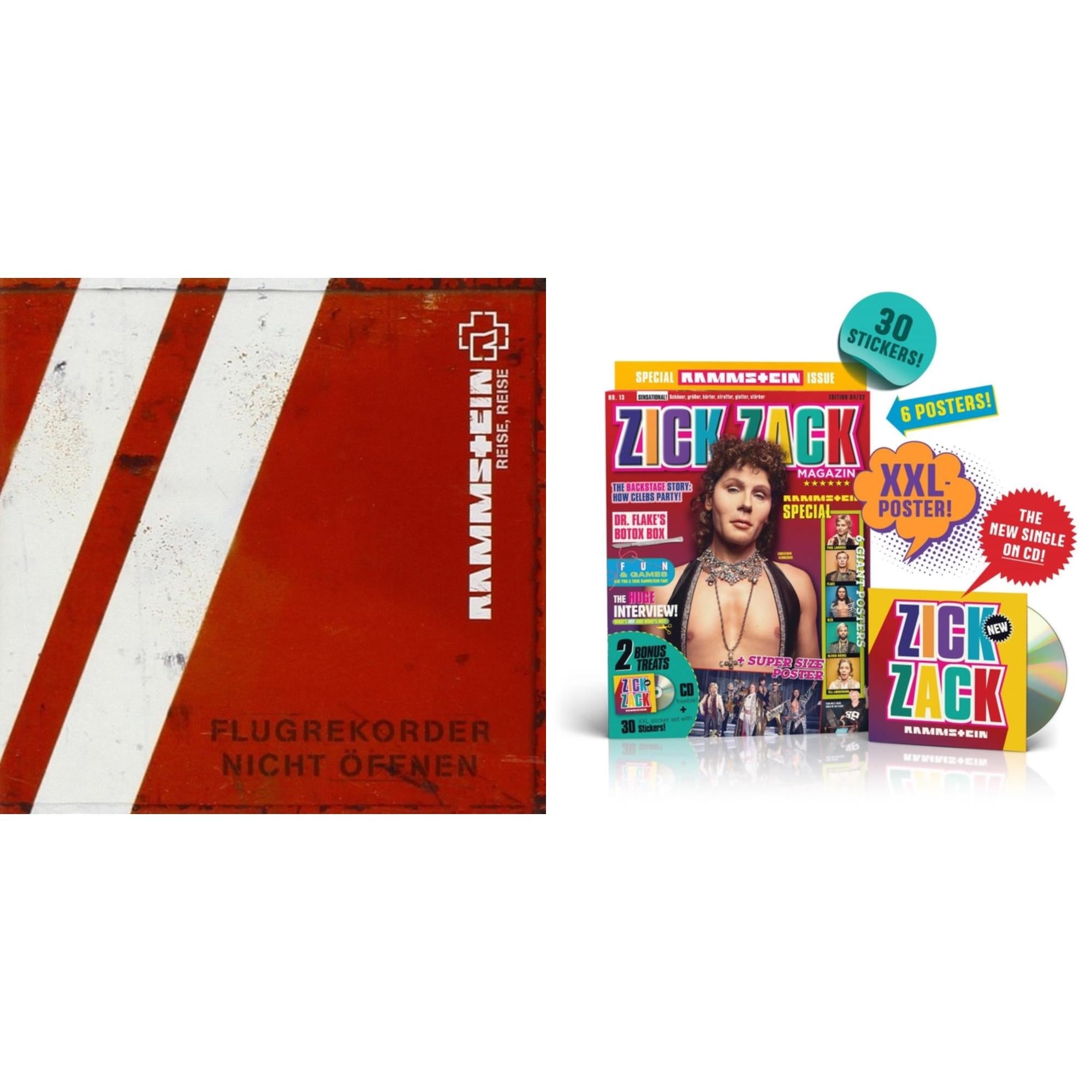 Rammstein - Reisereise & Zick Zack (CD/Magazine) – Bundle Music