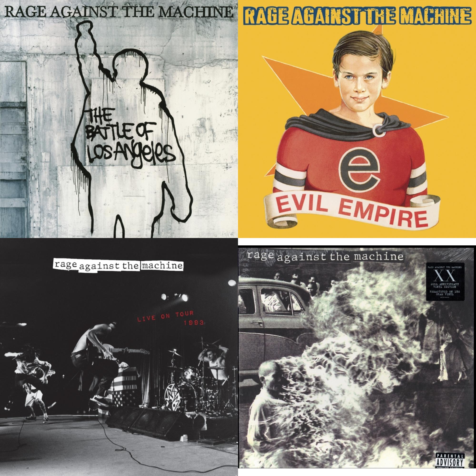 Battle Of Los Angeles (180G LP Vinyl) & Evil Empire (Pa) (180G) & Live On Tour 1993 (X) (2LP/140G/Side D Etching) & Rage Against The Machine