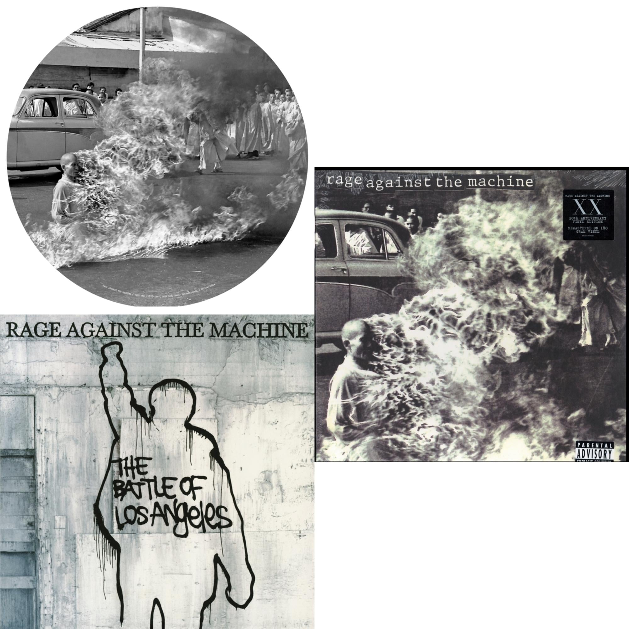 Battle Of Los Angeles (180G LP Vinyl) & Rage Against The Machine & Rage Against The Machine (X) (Picture Disc)
