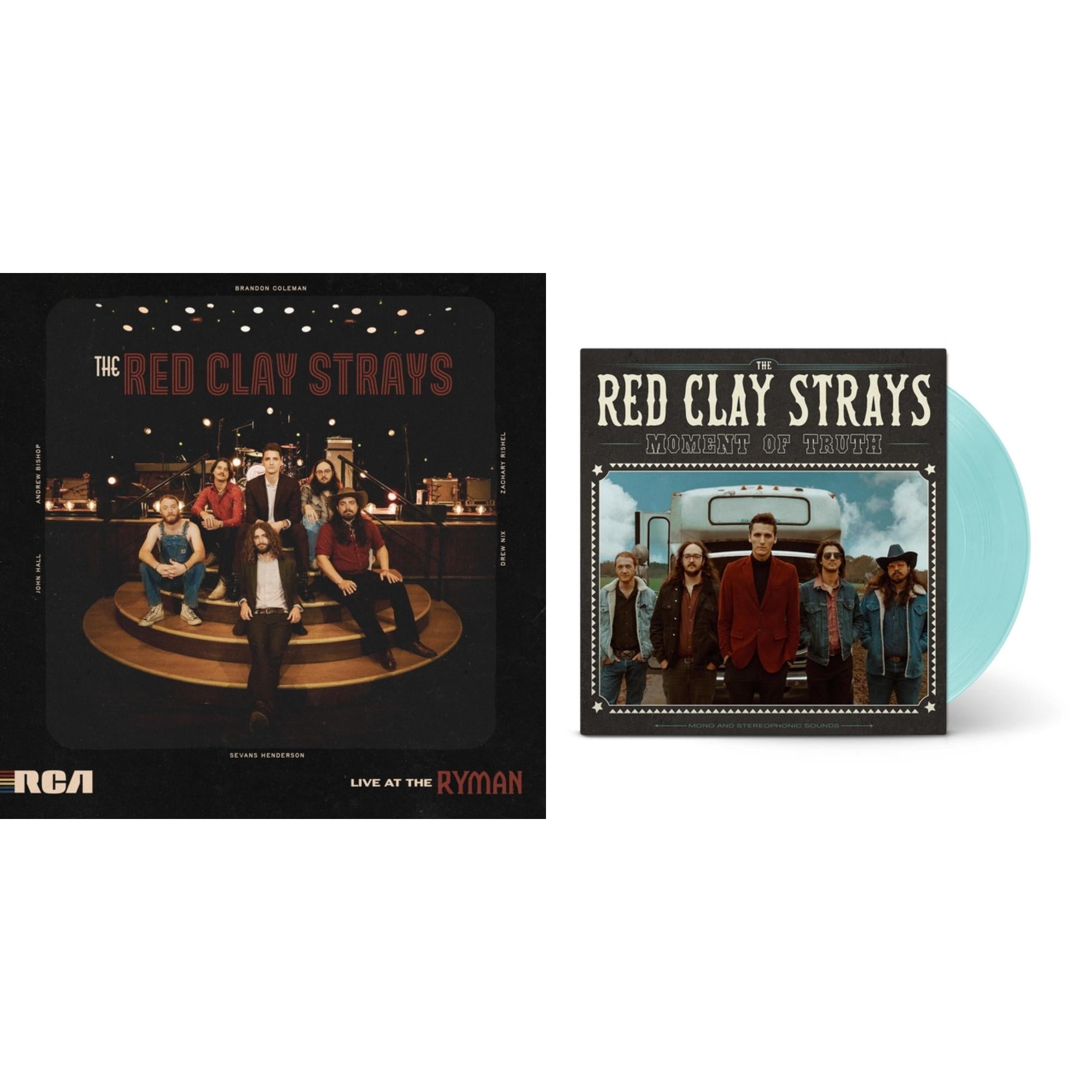 Live At The Ryman (2LP/Opaque Candy Red Vinyl) & Moment Of Truth (Light Blue LP Vinyl)