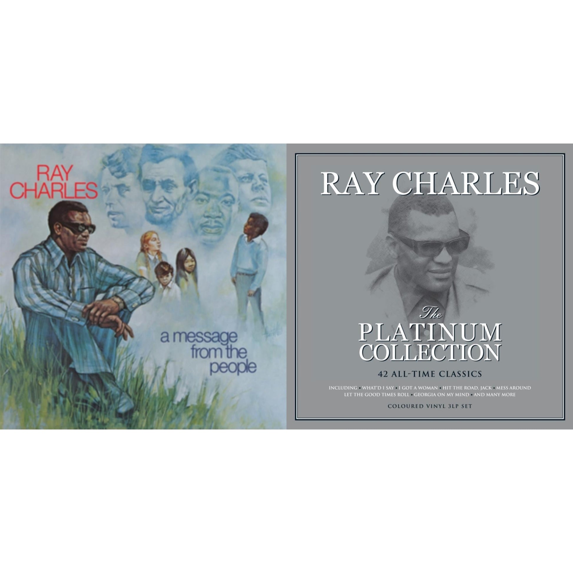 This is a 2 LP Vinyl SKU bundle.
1.This LP Vinyl is brand new.Format: LP VinylMusic Style: Soul-JazzThis item's title is: Message From The People (140G)Artist: Ray CharlesLabel: TANGERINE RECORDSBarcode: 708857212217Release Date: 6/24/2022
2.This LP Vinyl is brand new.