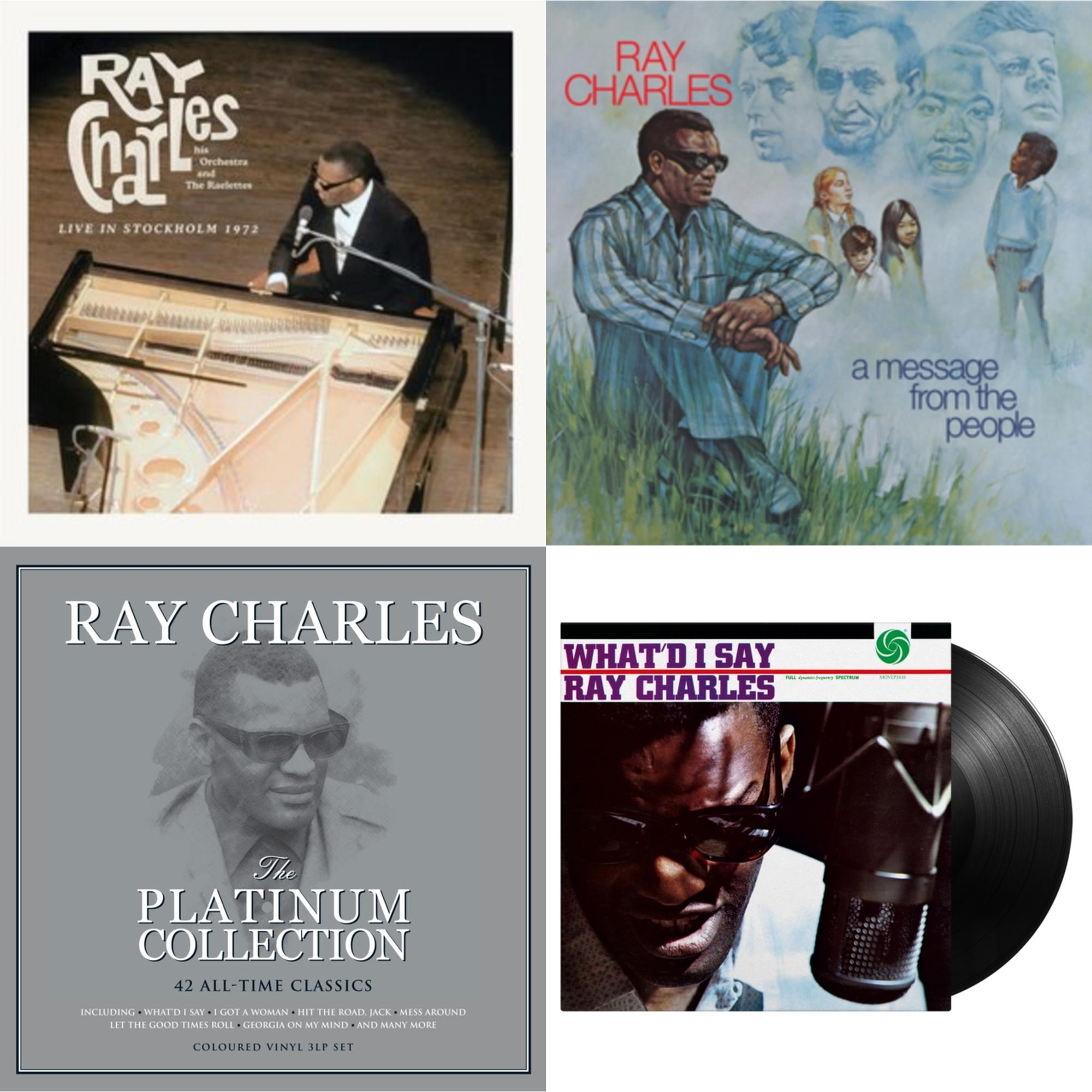 Platinum Collection (White LP Vinyl) & Live In Stockholm 1972 (140G) & Message From The People (140G) & What'd I Say (180G)