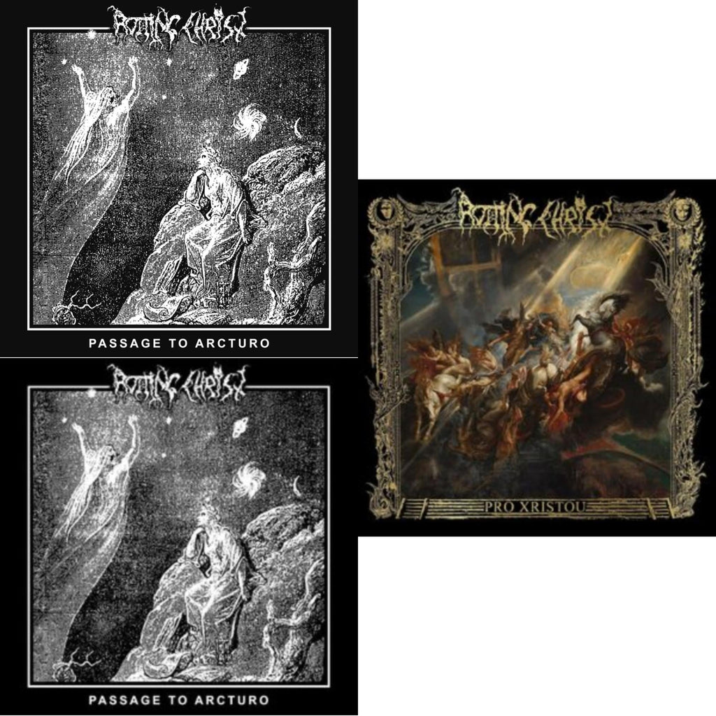This is a 3 LP Vinyl SKU bundle.
1.This LP Vinyl is brand new.Format: LP VinylMusic Style: Black MetalThis item's title is: Passage To Arcturo (Clear White Marble LP Vinyl)Artist: Rotting ChristLabel: SEASON OF MISTBarcode: 822603269017Release Date: 11/1/2024
2.