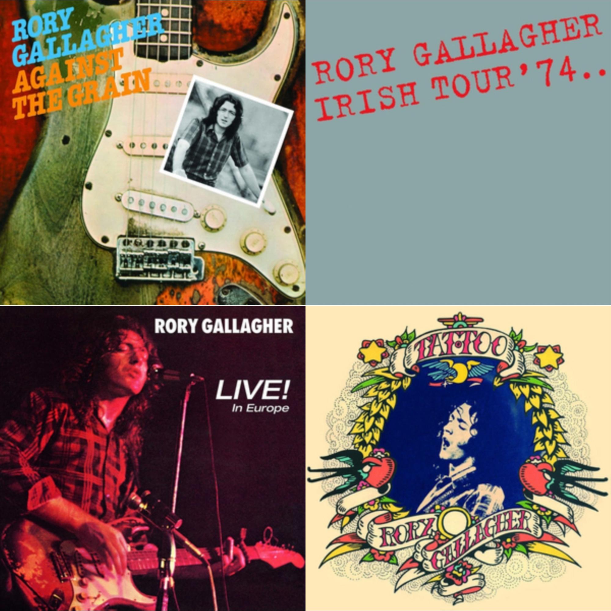 Against The Grain (Remastered) & Irish Tour 74 (Remastered) & Live! In Europe (Remastered) & Tattoo (Remastered)