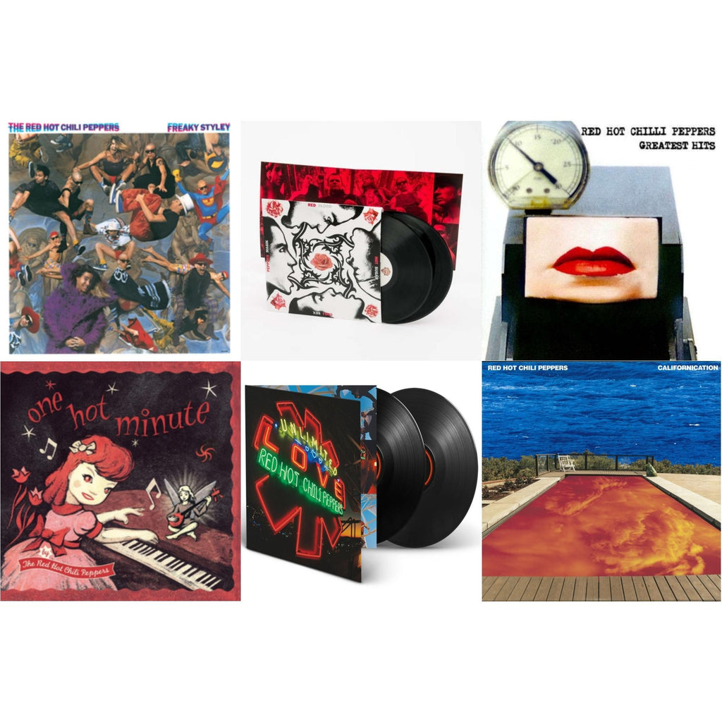 Red Hot Chili Peppers - Californication (2LP/180G) & Greatest Hits (X) & Unlimited Love (Deluxe/2LP) & One Hot Minute & Blood Sugar Sex Magik & Freaky Styley