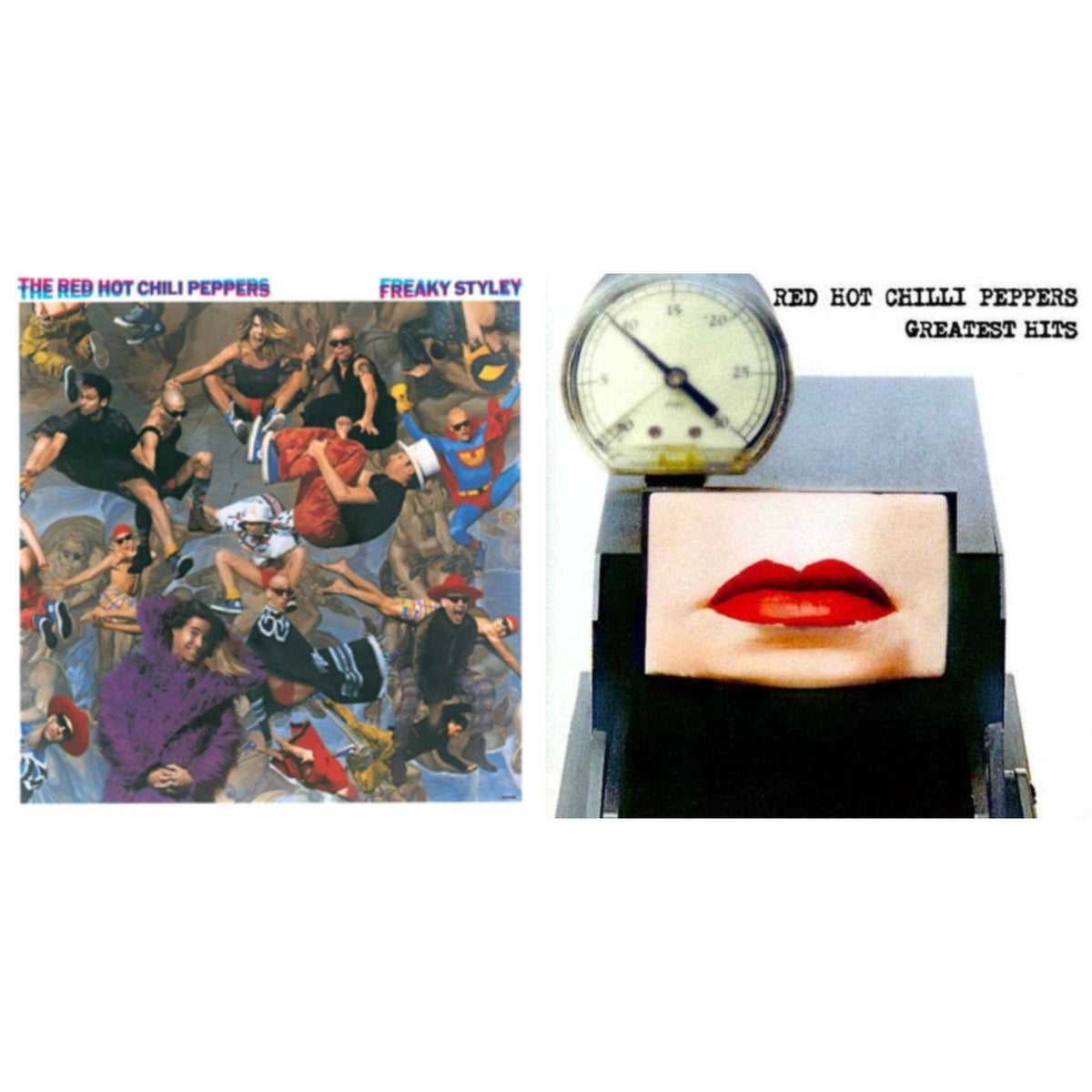 Red Hot Chili Peppers - Greatest Hits (X) & Freaky Styley - LP Vinyl Bundle