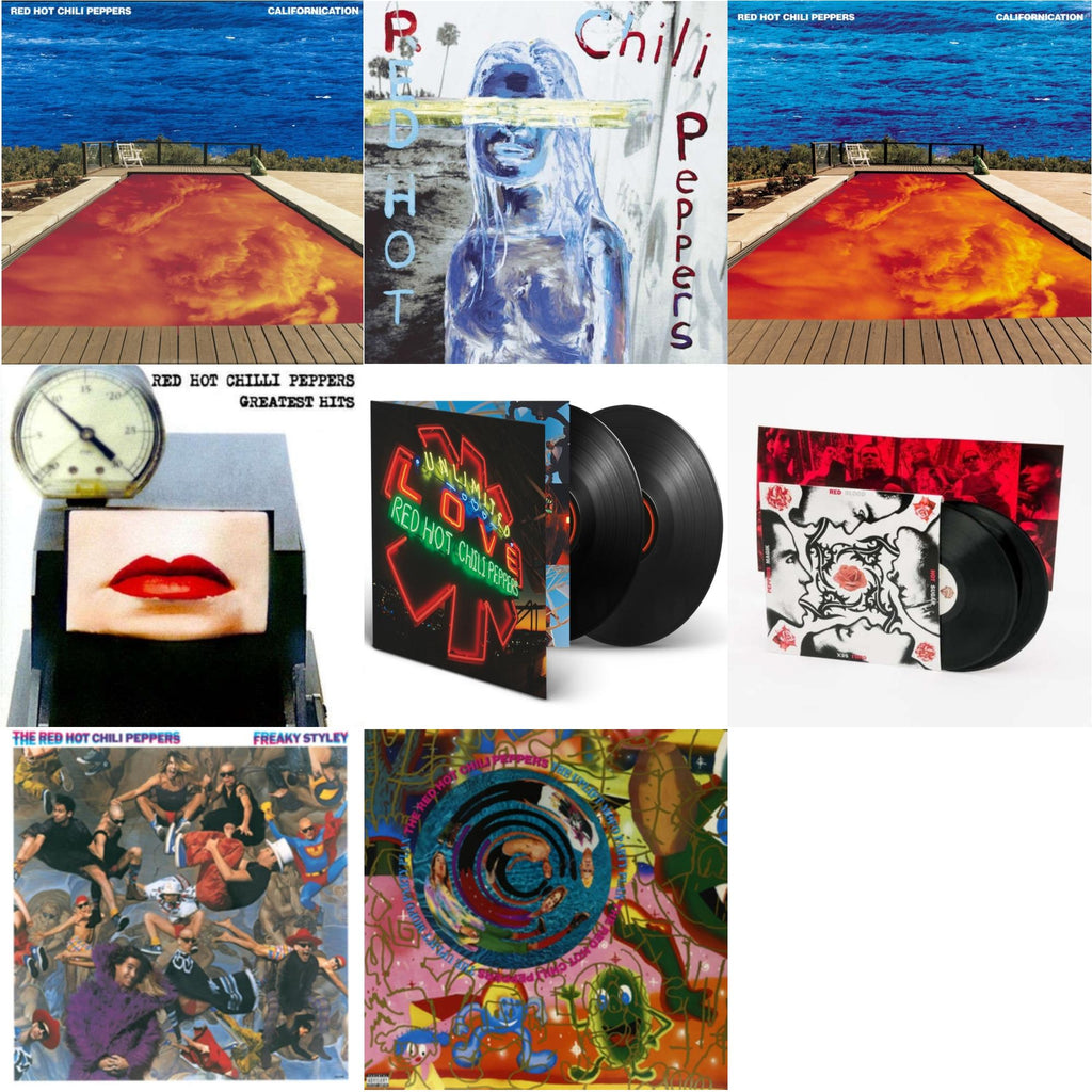 Californication (2LP/180G) & By The Way & Californication (2LP/Red & Blue Vinyl) & Greatest Hits (X) & Unlimited Love (Deluxe/2LP) & Blood Sugar Sex Magik & Freaky Styley & Uplift Mofo Party Plan