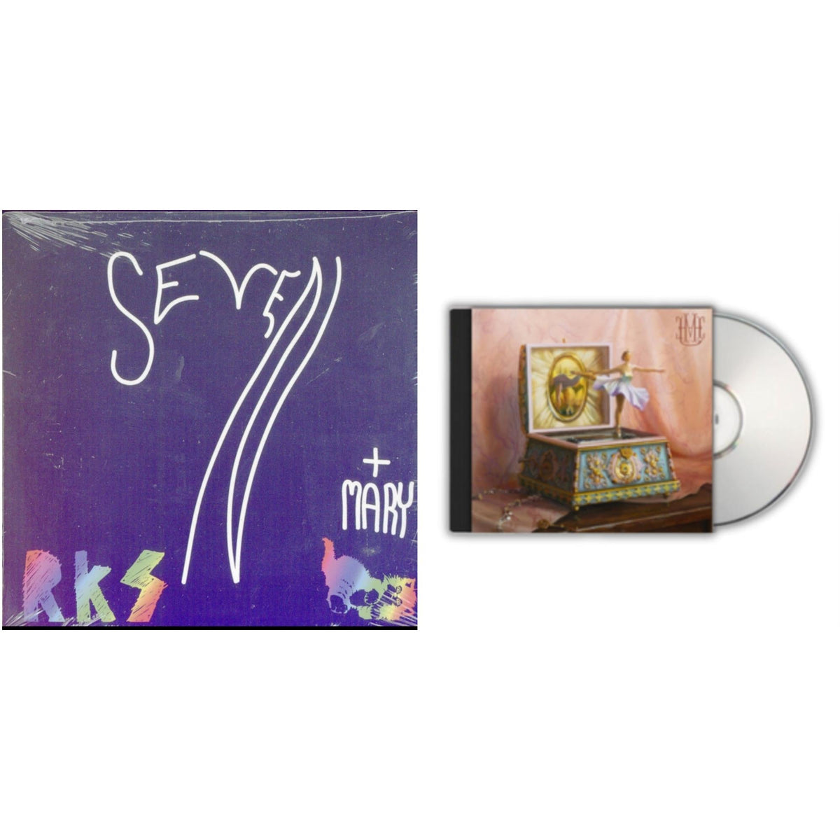 This is a 2 CD SKU bundle.
1.This CD is brand new.Format: CDMusic Style: Alternative RockThis item's title is: Seven + MaryArtist: Rainbow Kitten SurpriseLabel: RKS RECORDINGSBarcode: 075678654497Release Date: 12/13/2019
2.This CD is brand new.