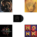 Hot Rocks 1964-1971 (2LP) & Bigger Bang Live On Copacabana Beach (Multi Color Vinyl/3LP) & Live At The Wiltern (3LP) & Goats Head Soup (2LP 2020 Deluxe Edition) & Honk (Translucent Red Vinyl/2LP)