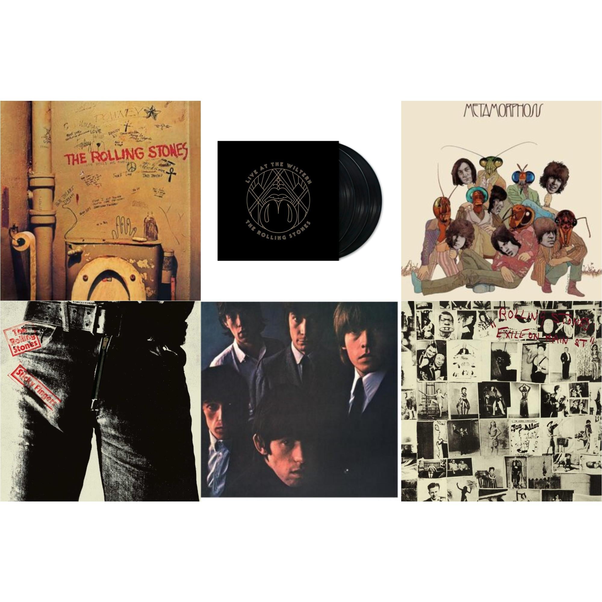 Beggars Banquet & Rolling Stones No.2 (180G) & Metamorphosis & Live At The Wiltern (3LP) & Sticky Fingers & Exile On Main Street (2LP)