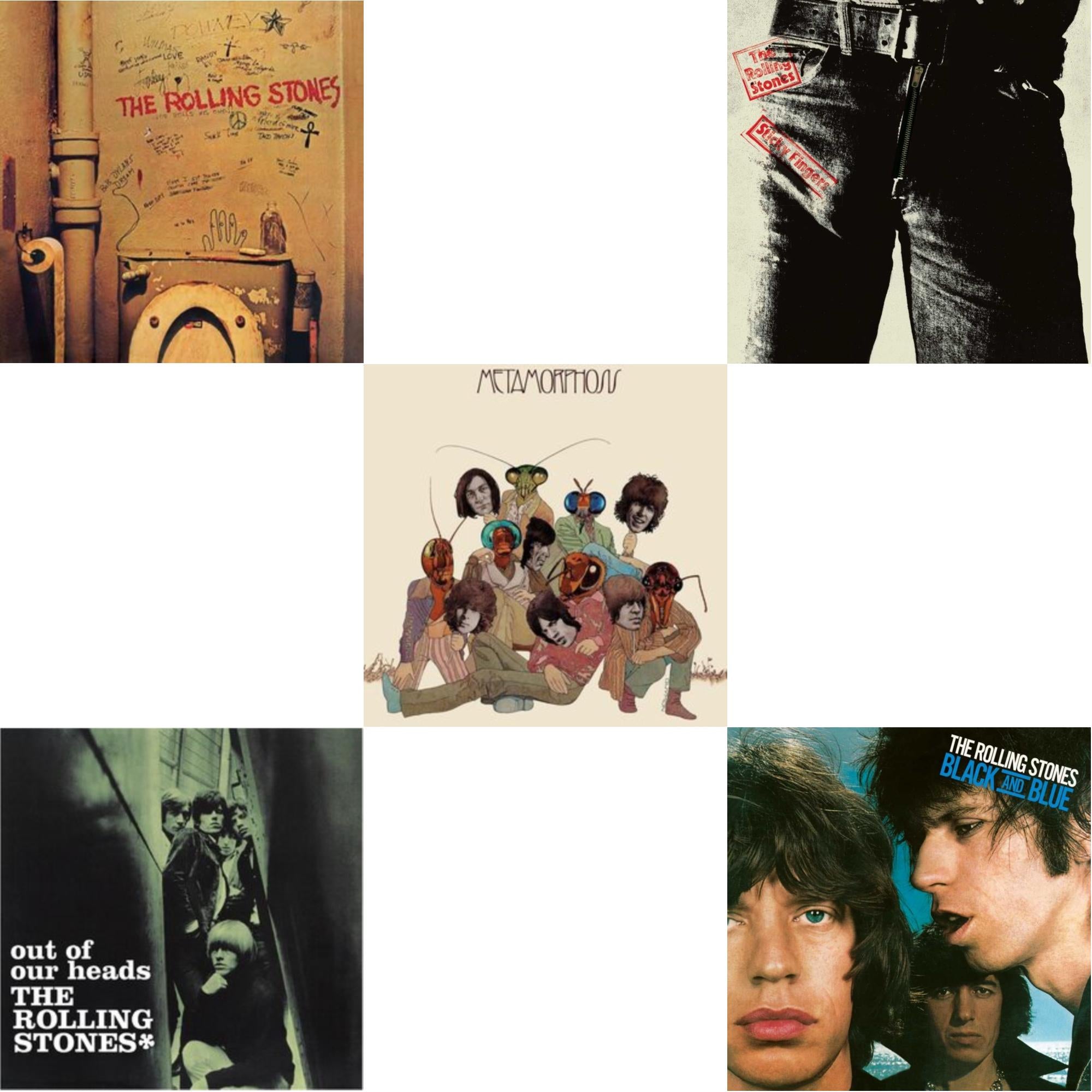 Beggars Banquet & Out Of Our Heads (Uk) & Metamorphosis & Sticky Fingers & Black & Blue