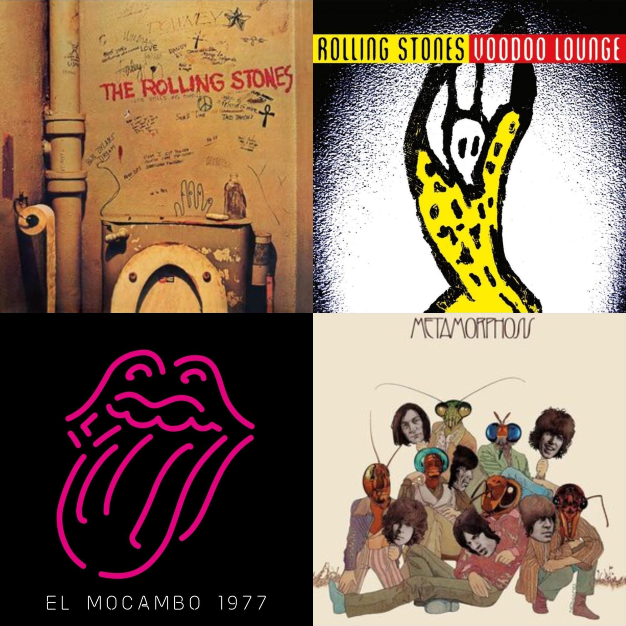 Beggars Banquet & Metamorphosis & Live At The El Mocambo (4LP) & Voodoo Lounge (30Th Anniversary) (Red/Yellow Vinyl/2LP)