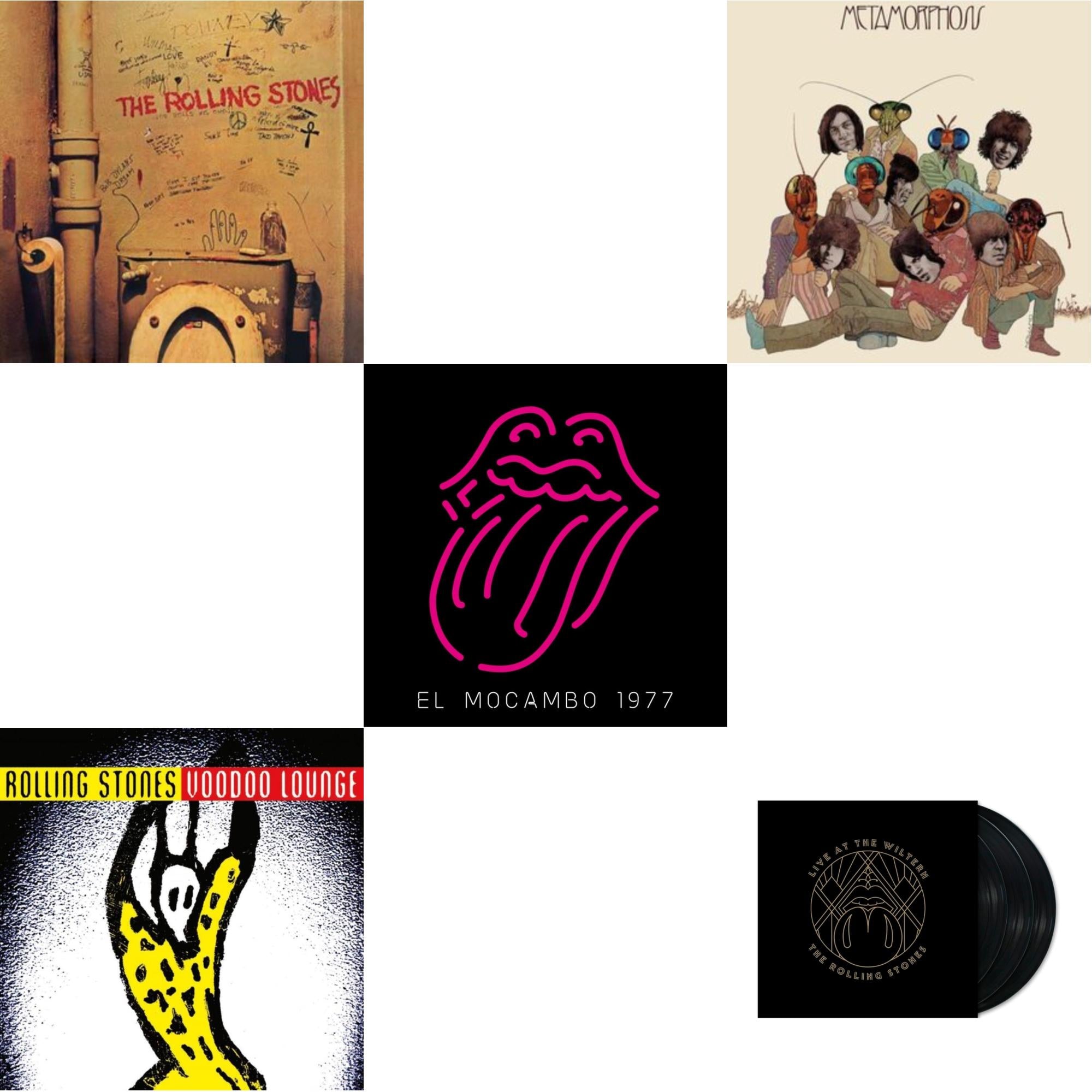 Beggars Banquet & Metamorphosis & Live At The El Mocambo (4LP) & Live At The Wiltern (3LP) & Voodoo Lounge (30Th Anniversary) (Red/Yellow Vinyl/2LP)