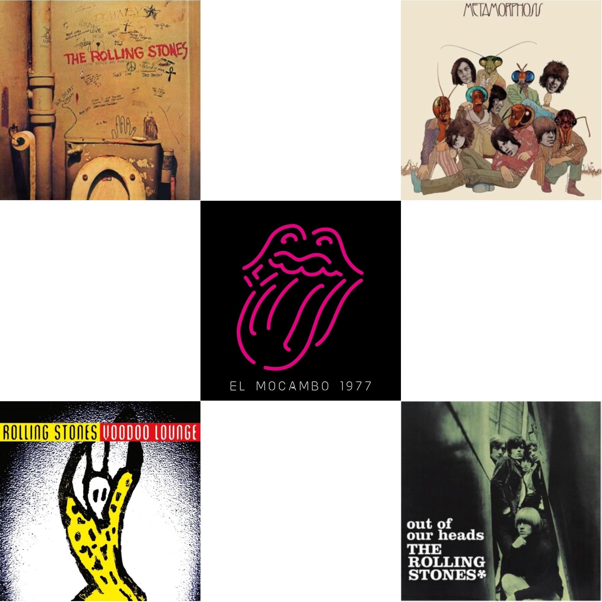 Beggars Banquet & Out Of Our Heads (Uk) & Metamorphosis & Live At The El Mocambo (4LP) & Voodoo Lounge (30Th Anniversary) (Red/Yellow Vinyl/2LP)