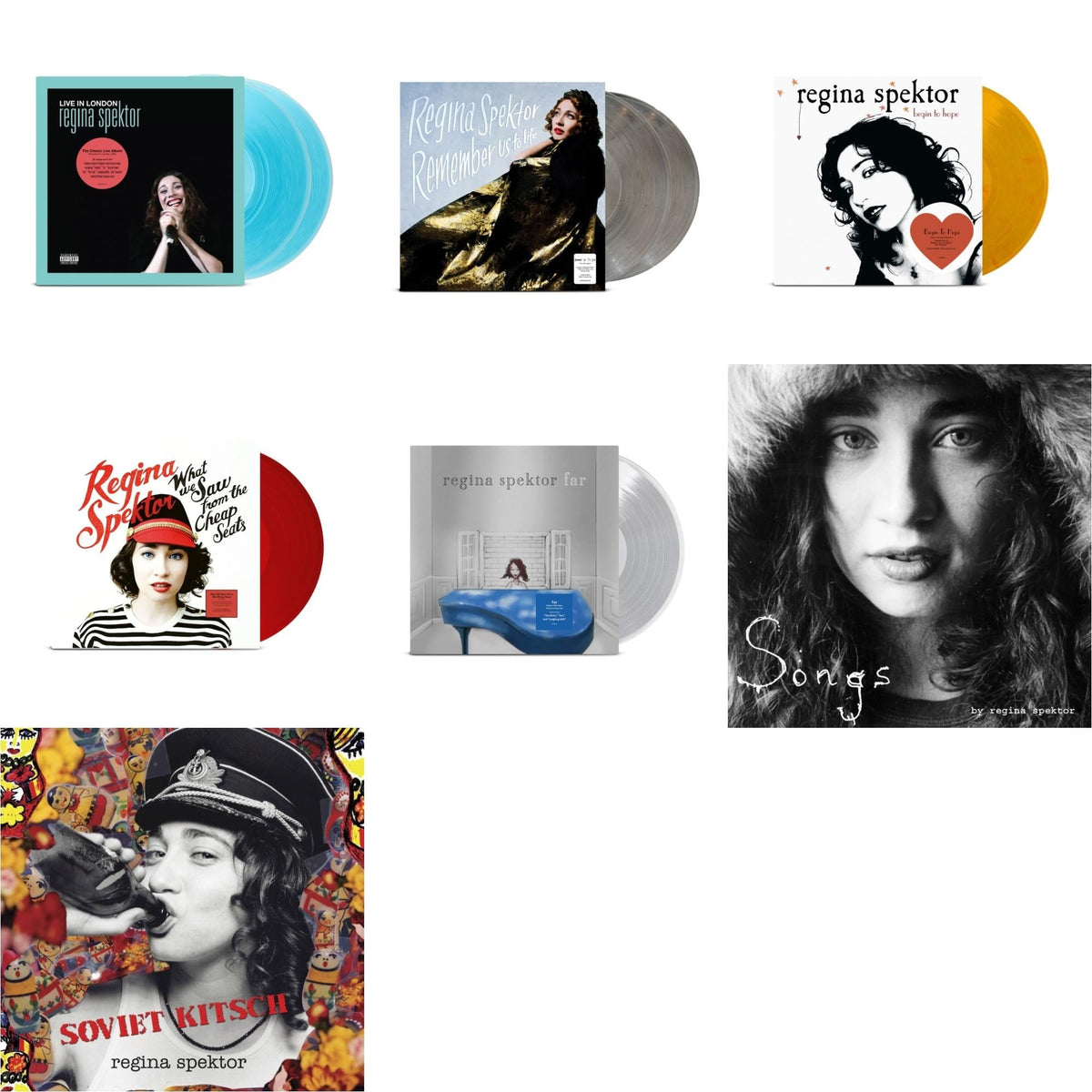 Live In London (Curacao Blue Vinyl/2LP) & Remember Us To Life (Black Clouds Vinyl/2LP) & Begin To Hope (Yellow Flame LP Vinyl) & What We Saw From The Cheap Seats (Translucent Red LP Vinyl) & Far (Velum Clear LP Vinyl) & Songs