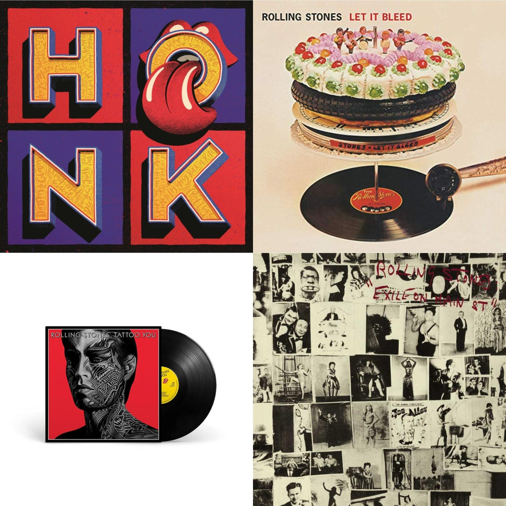 Let It Bleed (50Th Anniversary Edition) & Tattoo You (2021 Remaster) & Exile On Main Street (2LP) & Honk (Translucent Red Vinyl/2LP)