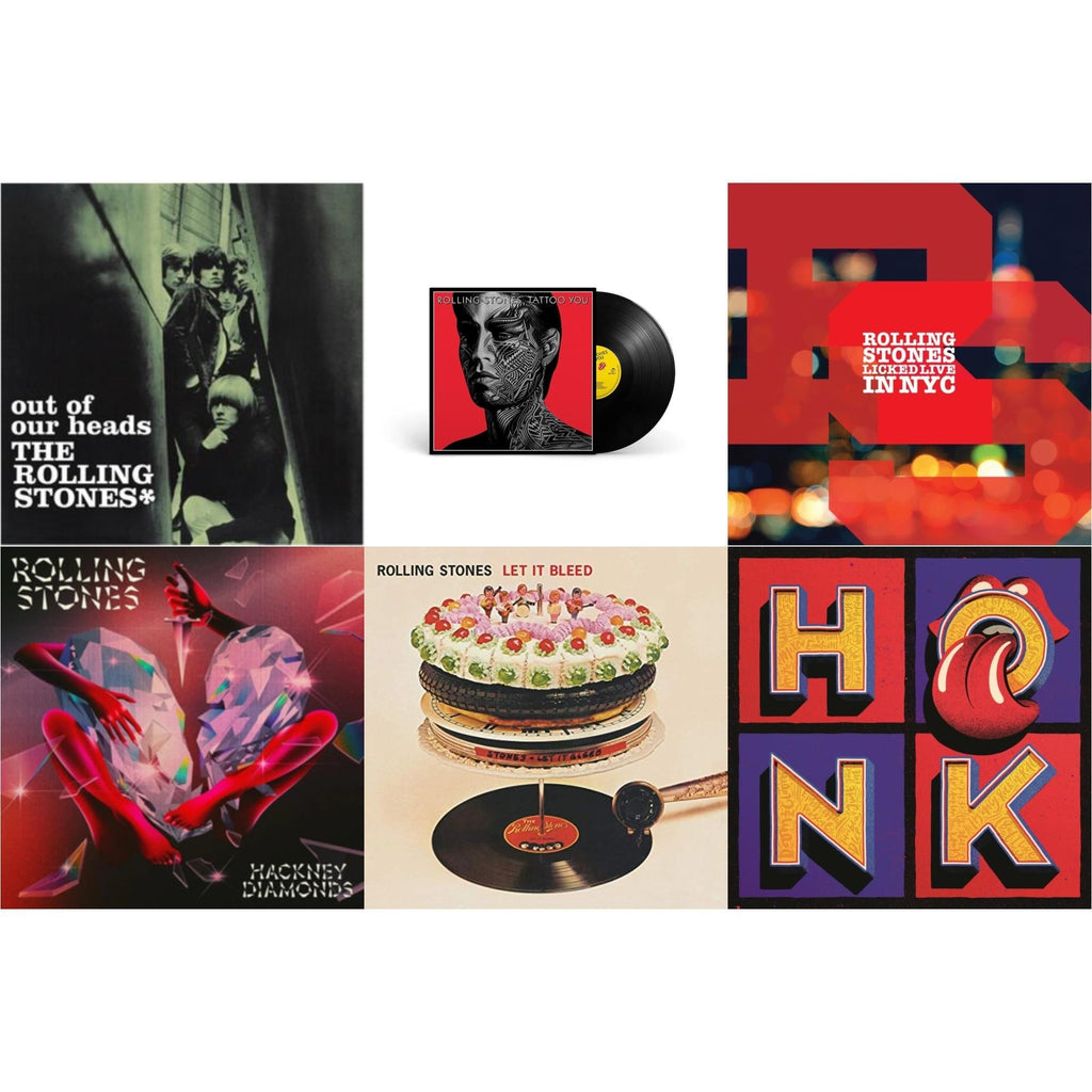 Out Of Our Heads (Uk) & Let It Bleed (50Th Anniversary Edition) & Tattoo You (2021 Remaster) & Licked Live In Nyc (White Vinyl/3LP) & Hackney Diamonds & Honk (Translucent Red Vinyl/2LP)