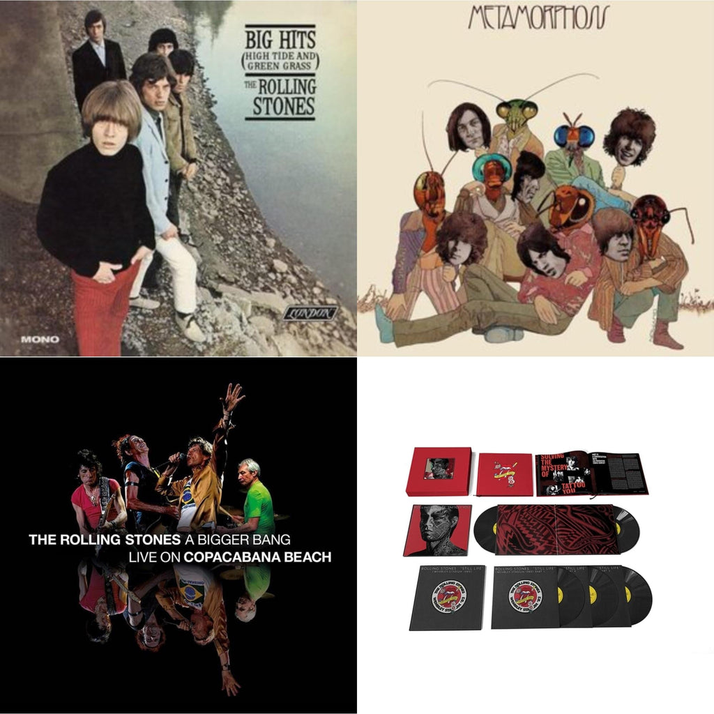 Big Hits (High Tide Green Grass LP Vinyl) & Metamorphosis & Bigger Bang Live On Copacabana Beach (Multi Color Vinyl/3LP) & Tattoo You (2021 Remaster/5LP Box Set)