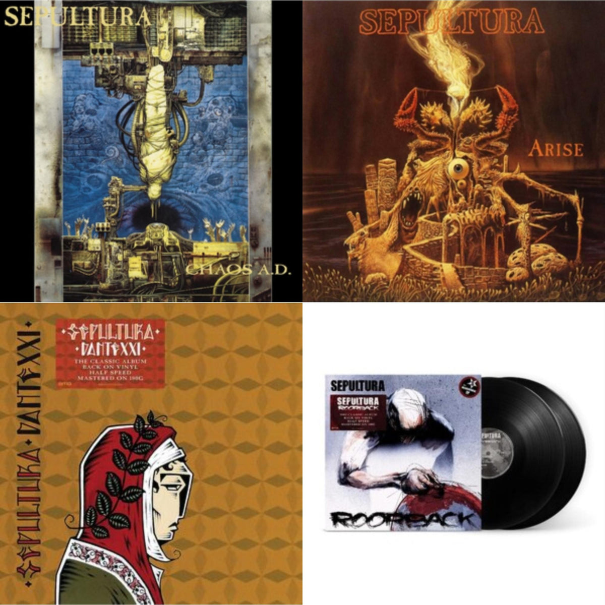 Chaos A.D. (Expanded Edition/2LP) & Roorback & Dante Xxi & Arise (Expanded Edition)