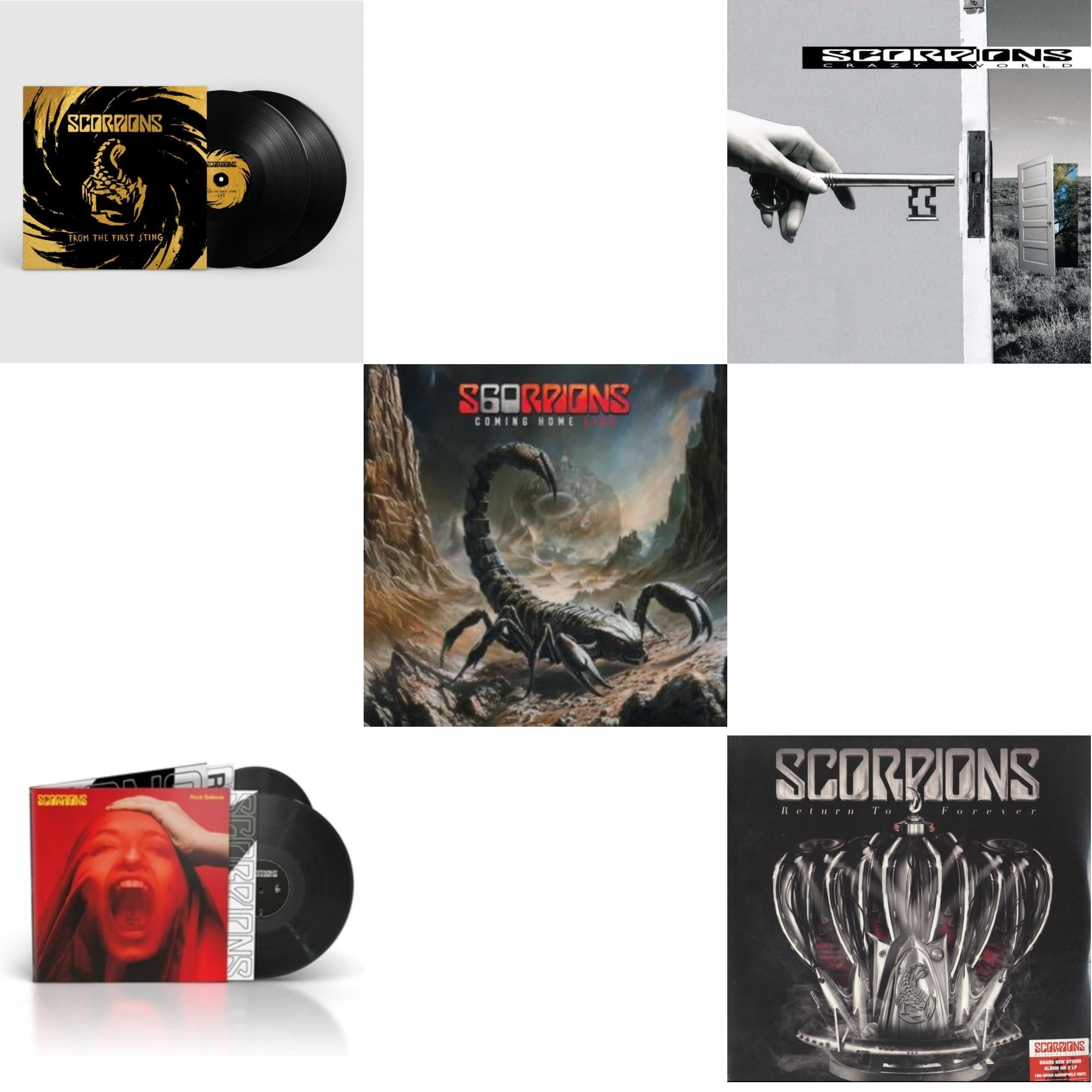 From The First Sting (180G/2LP) & Rock Believer (Deluxe/180G/2LP/Limited) & Coming Home Live (180G/2LP) & Crazy World & Return To Forever (2LP/180G/Dl Card/Gatefold)
