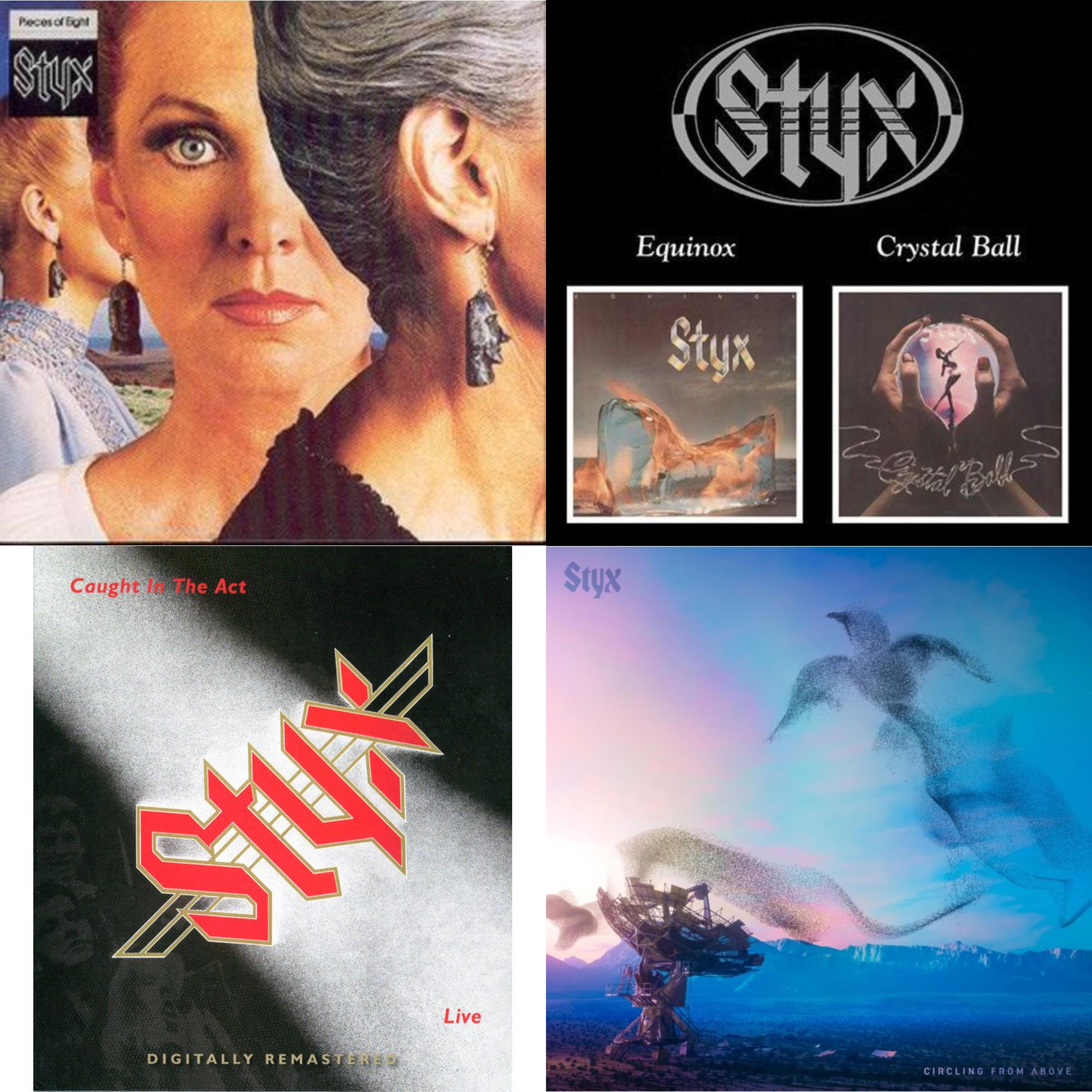 Pieces Of Eight & Equinox / Crystal Ball (Remastered) & Caught In The Act Live (Remastered) & Circling From Above