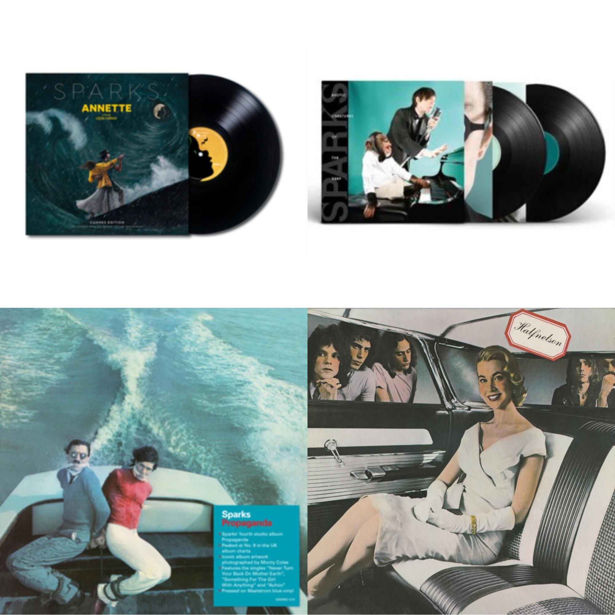 Annette & Exotic Creatures Of The Deep (2LP) & Propaganda (50Th Anniversary/140G/Coloured LP Vinyl) & Halfnelson (Purple LP Vinyl/Limited)