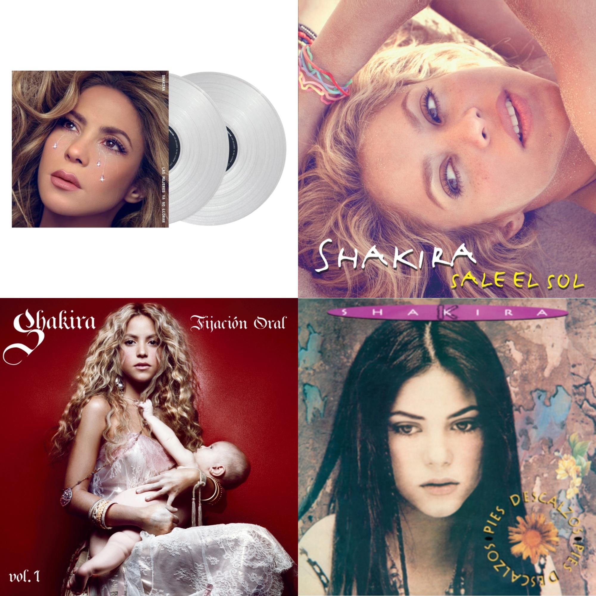Las Mujeres Ya No Lloran (2LP/Diamond Clear Vinyl) & Sale El Sol (Hot Pink Vinyl/2LP) & Fijación Oral Vol. 1 (20Th Anniversary) & Pies Descalzos (Vibrant Yellow W/ Red Swirl Marble LP Vinyl)