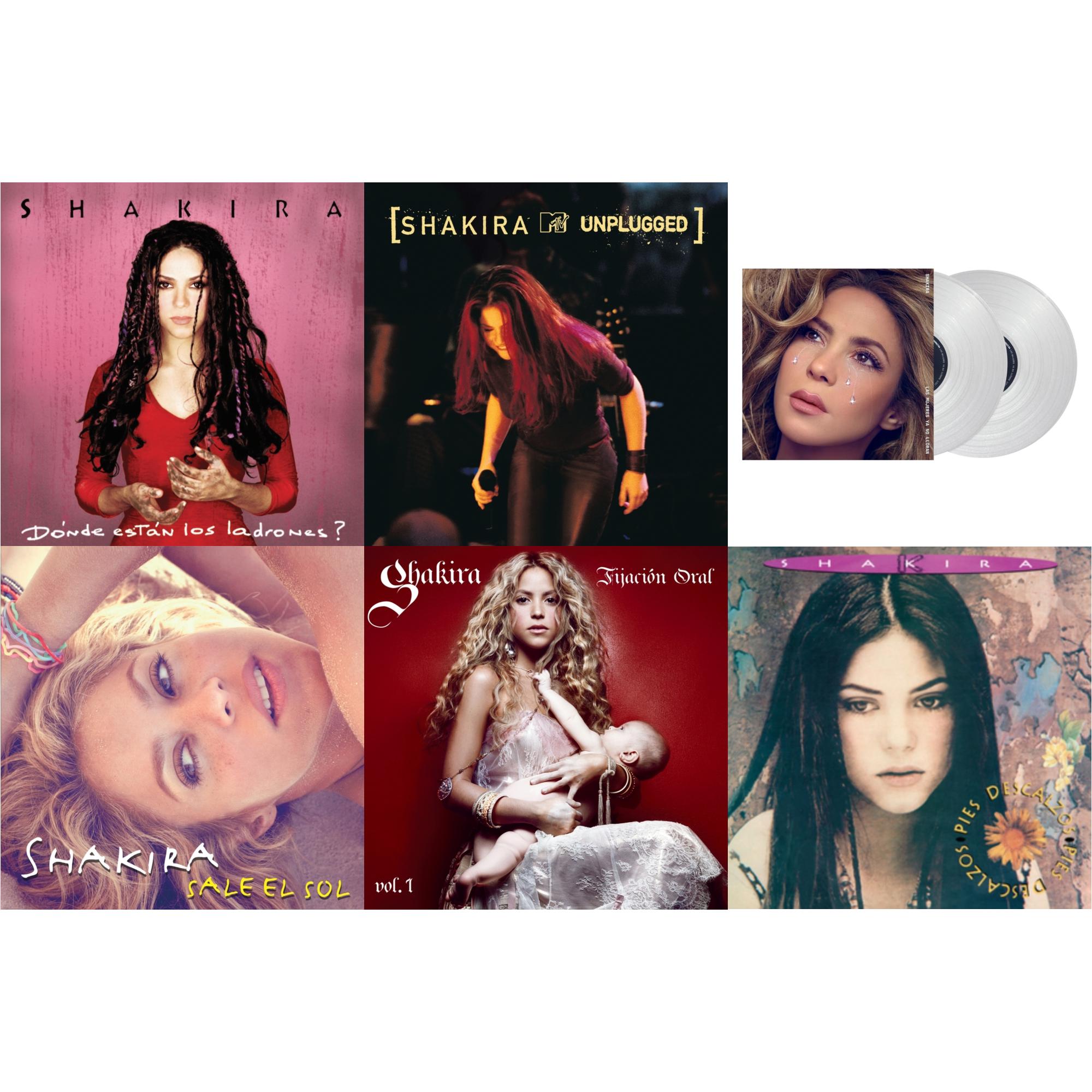 Donde Estan Los Ladrones & Mtv Unplugged (2LP) & Las Mujeres Ya No Lloran (2LP/Diamond Clear Vinyl) & Sale El Sol (Hot Pink Vinyl/2LP) & Fijación Oral Vol. 1 (20Th Anniversary) & Pies Descalzos (Vibrant Yellow W/ Red Swirl Marble LP Vinyl)