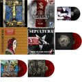 Chaos A.D. (Expanded Edition/2LP) & Metal Veins - Alive At Rock In Rio (Limited/2LP) & Roorback & Dante Xxi & Live In Sao Paulo (2LP) & Quadra (40Th Anniversary Edition/Red Ruby LP Vinyl) & Machine Messiah (40Th Anniversary Edition/Red LP Vinyl)