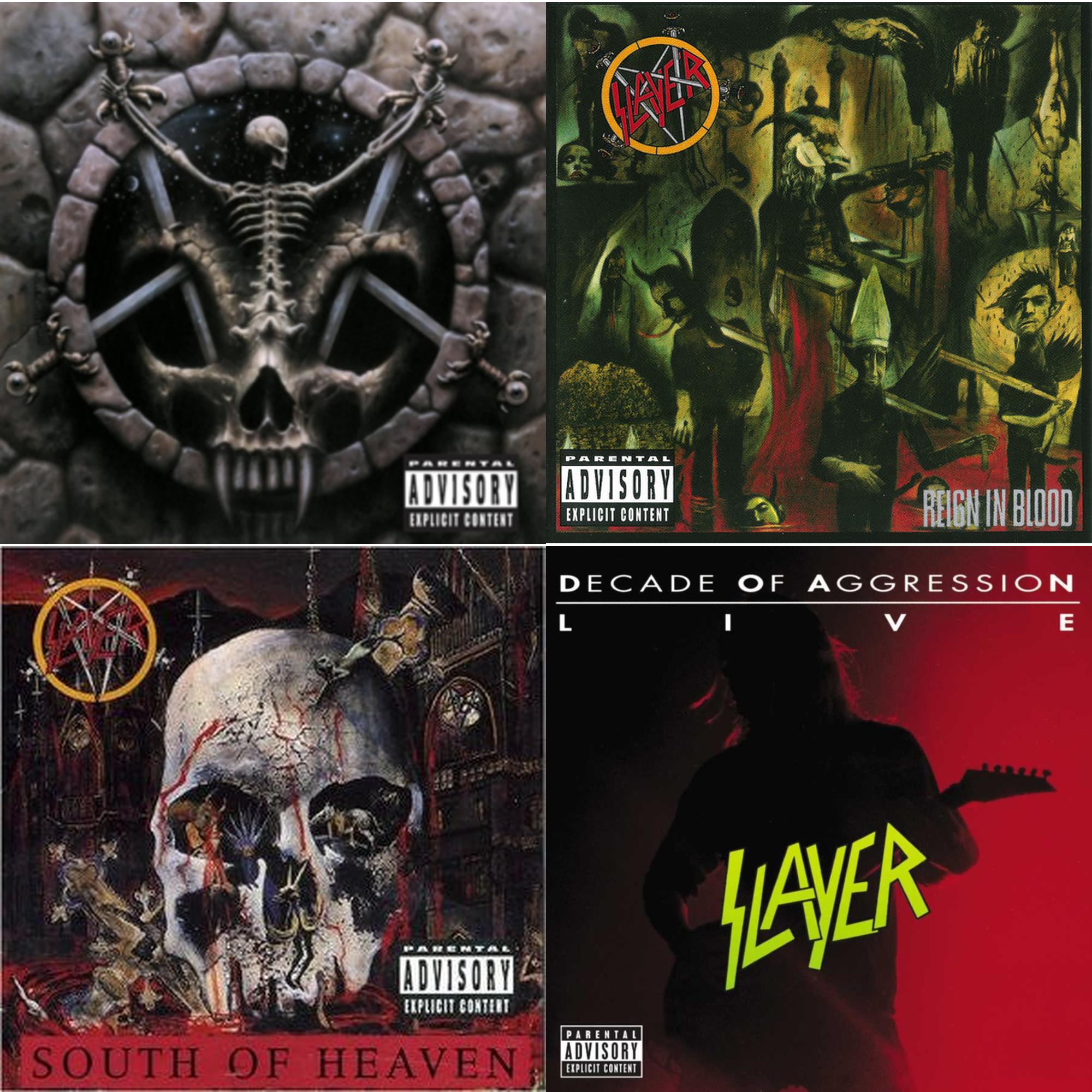 Divine Intervention & Reign In Blood & South Of Heaven & Live: Decade Of Aggression