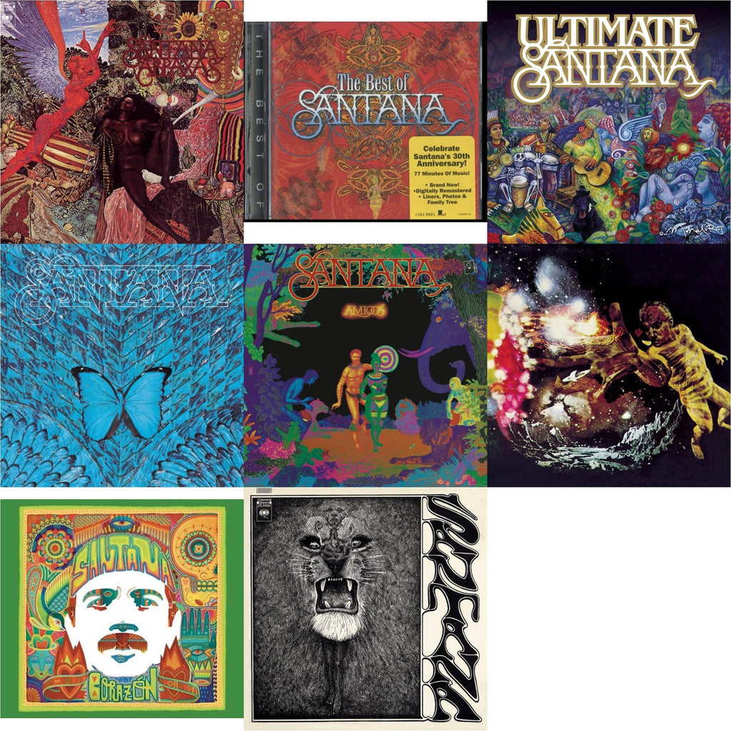 Abraxas & Best Of Santana & Ultimate Santana & Borboletta & Amigos & Santana Iii & Corazon & Santana