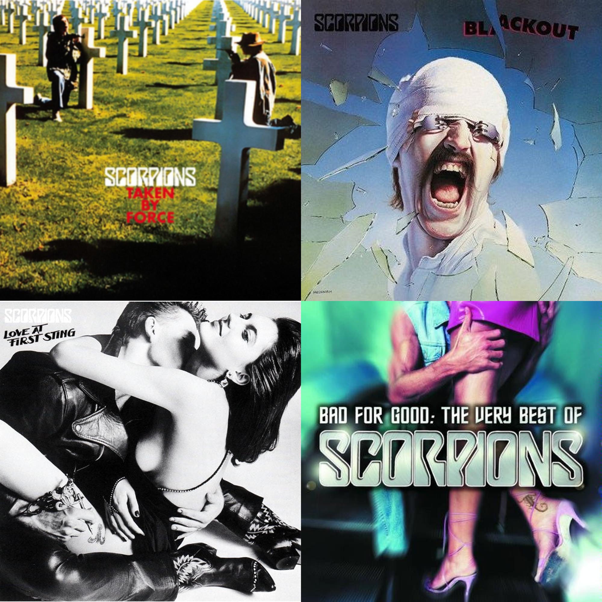 Taken By Force & Blackout & Love At First Sting & Bad For Good: Very Best Of Scorpions