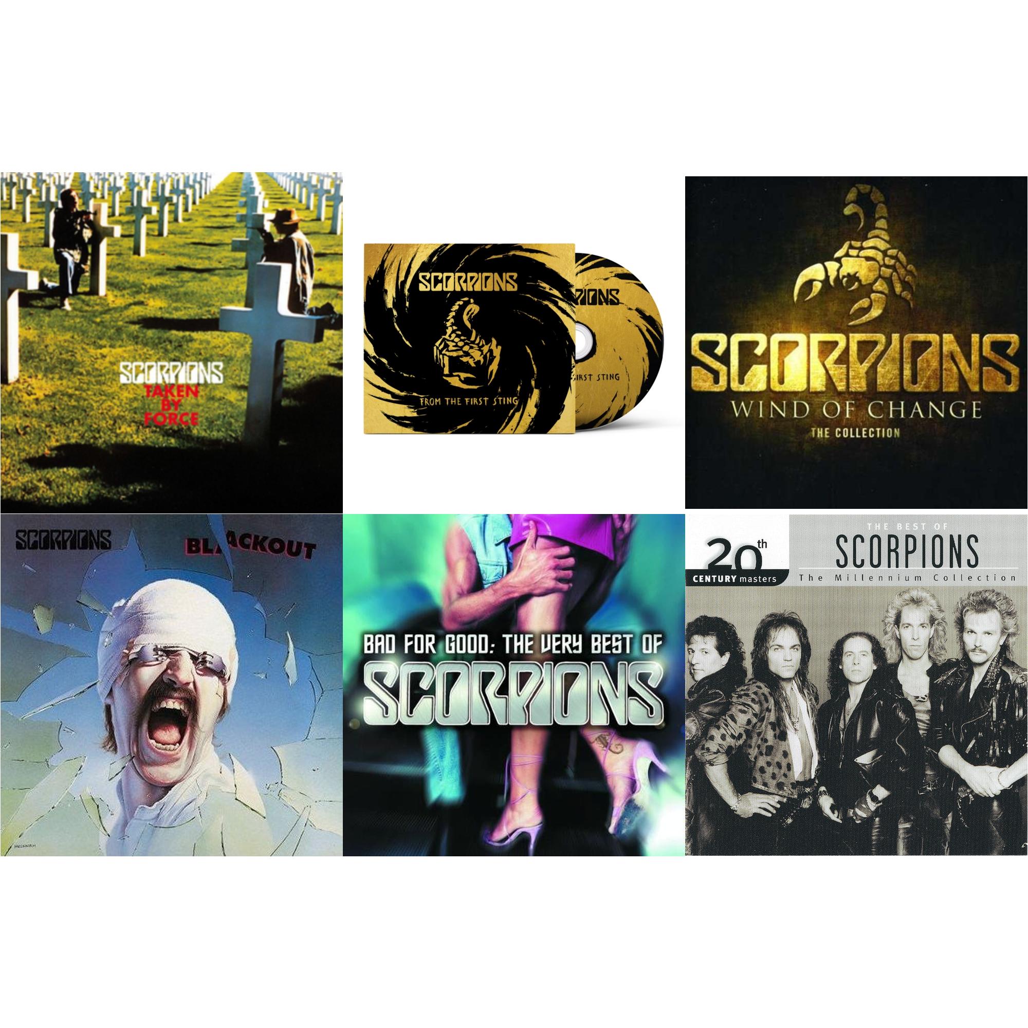 Taken By Force & From The First Sting & Wind Of Change: Best Of & Blackout & Bad For Good: Very Best Of Scorpions & Millennium Collection: 20Th Century Masters
