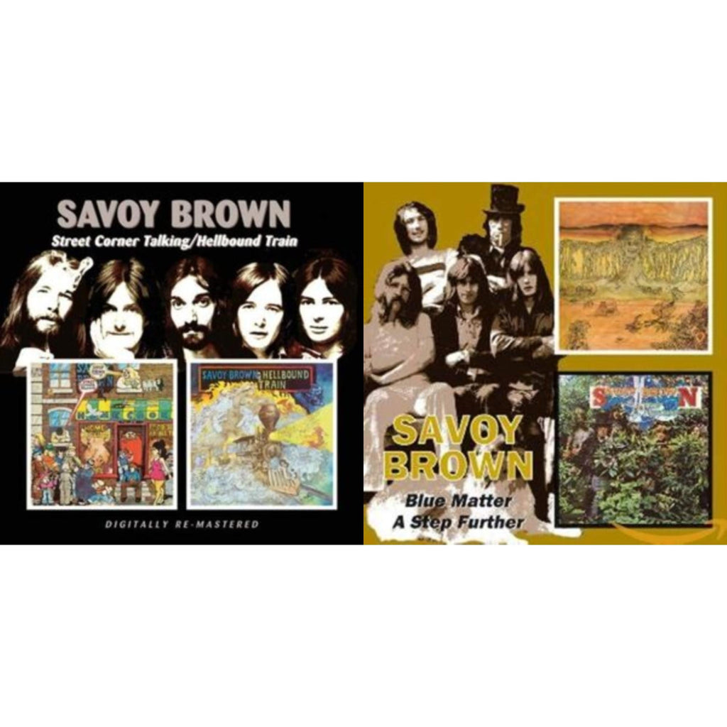 This is a 2 CD SKU bundle.
1.This CD is brand new.Format: CDThis item's title is: Street Corner Talking / Hellbound Train (Remastered)Artist: Savoy BrownLabel: BEAT GOES ONBarcode: 5017261207173Release Date: 9/4/2006
2.This CD is brand new.