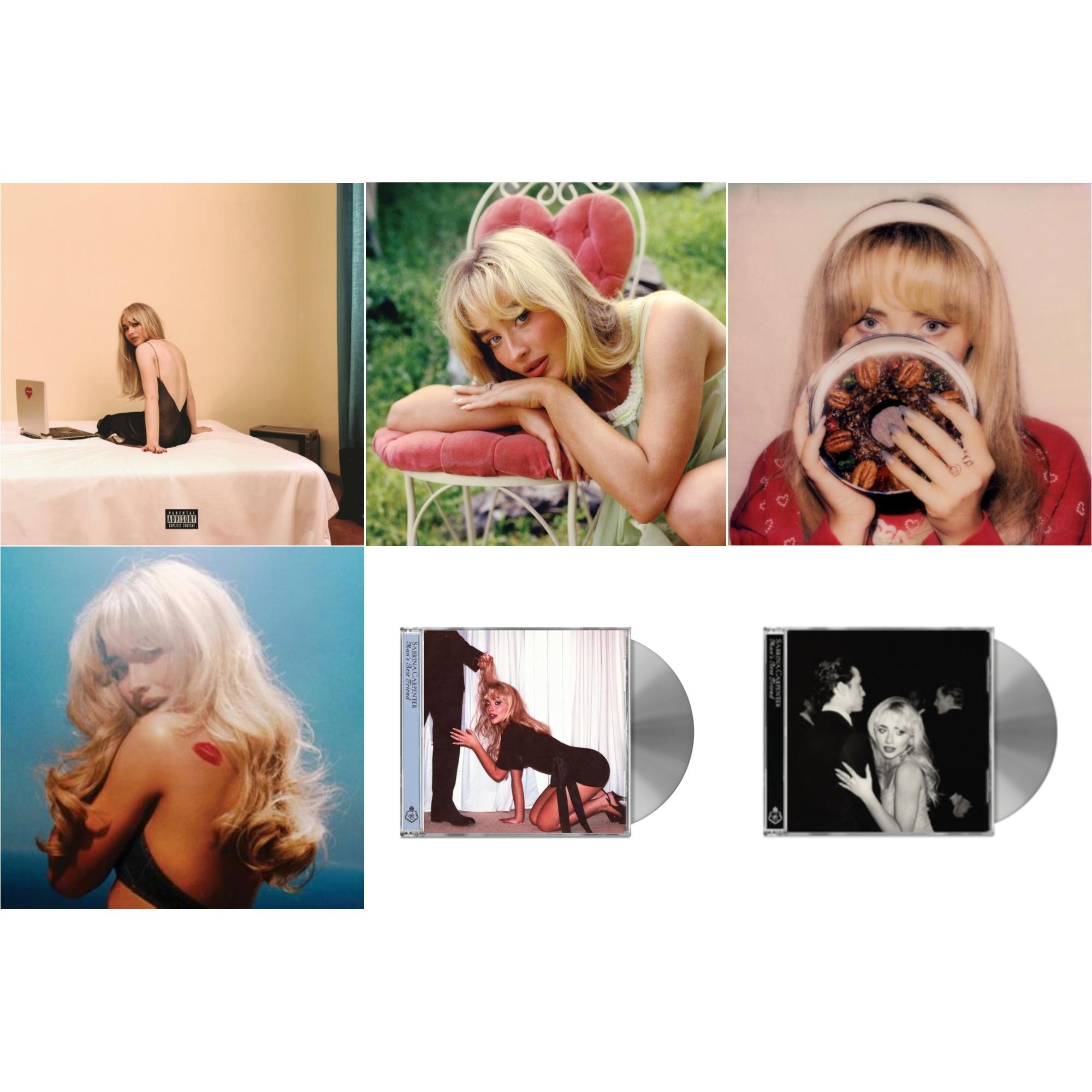 Emails I Can't Send (X) & Short N Sweet (Alternate Cover) & Fruitcake & Short N Sweet (X) (Deluxe Edition) & Man's Best Friend (X) & Man's Best Friend (Alternate Cover)